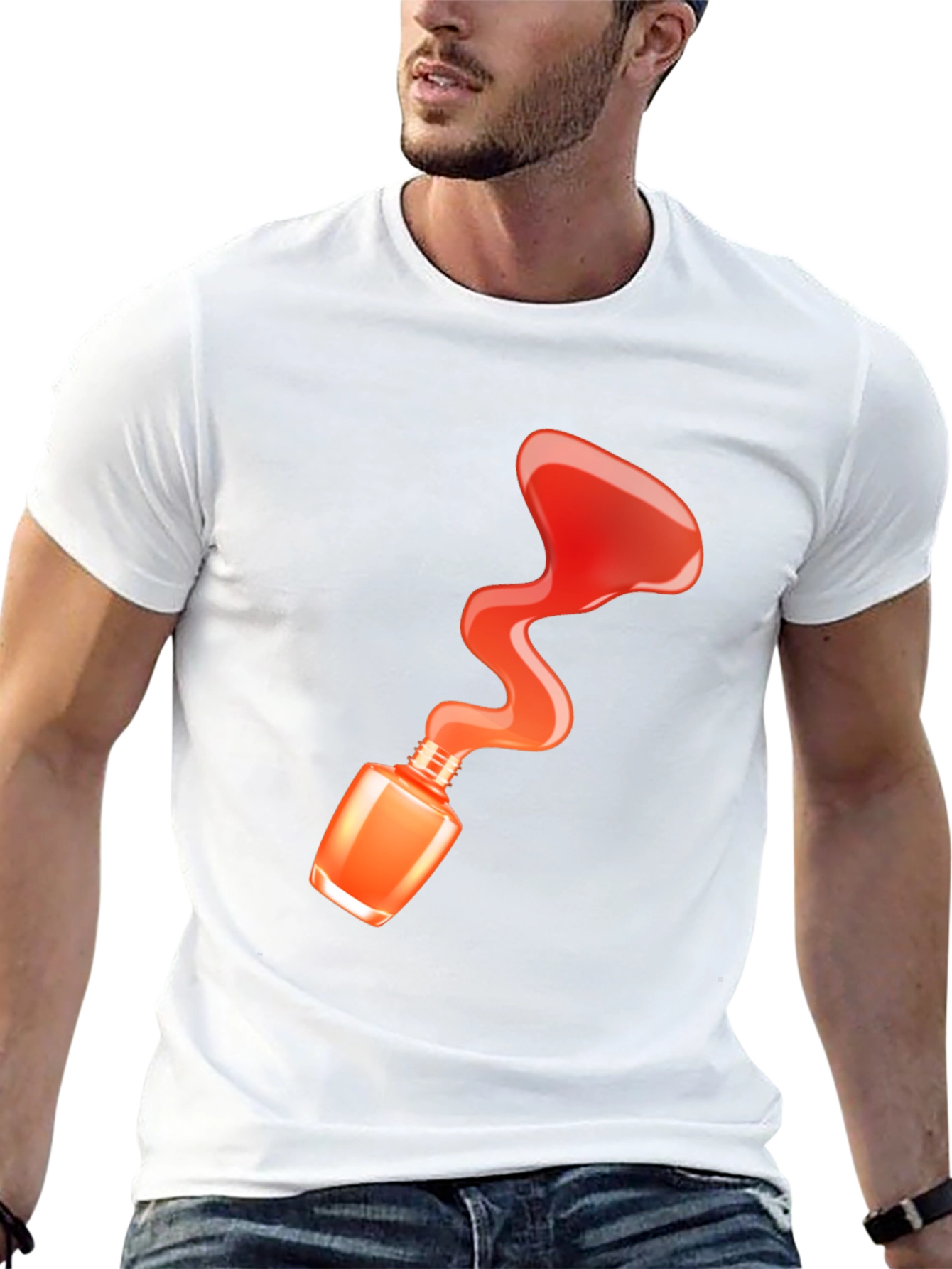 Nail Polish Spill T-Shirt - Fashion Statement Tee