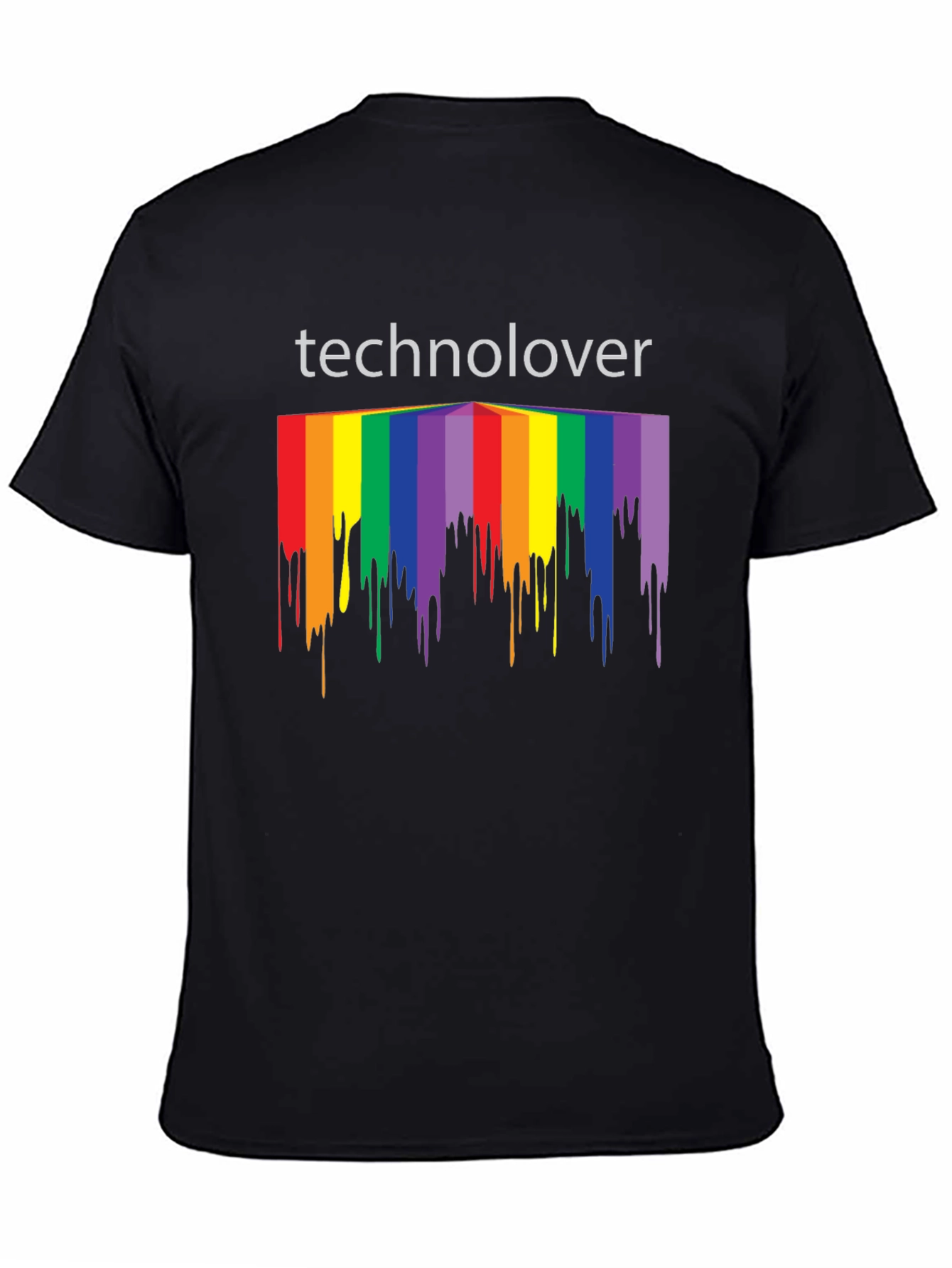 Technolover Rainbow Drip T-Shirt