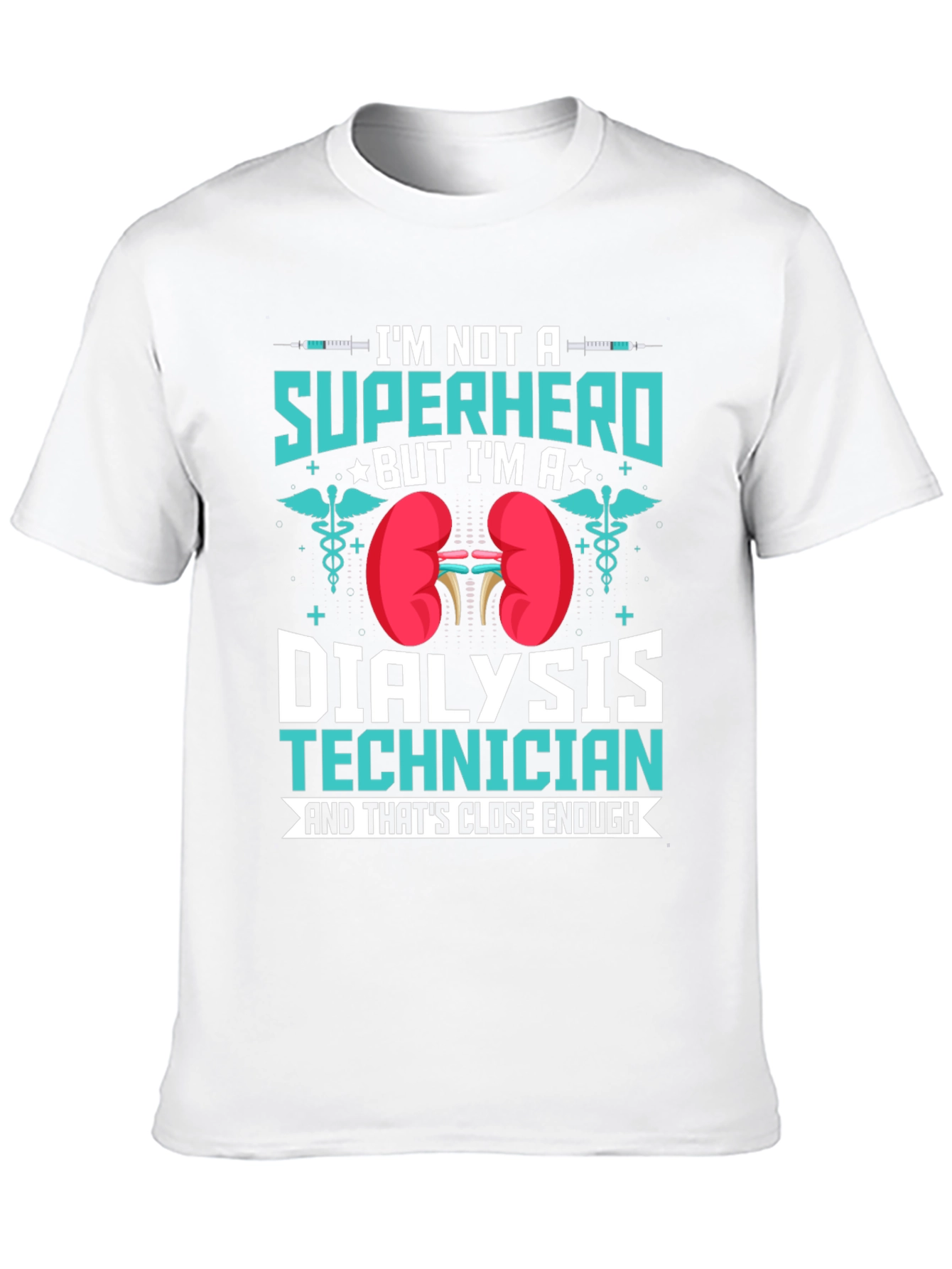 Dialysis Technician Superhero T-Shirt