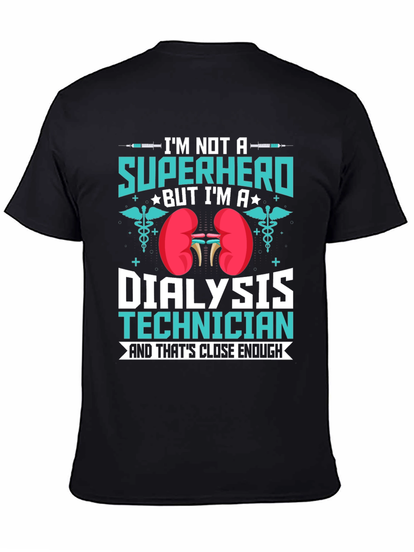 Dialysis Technician Superhero T-Shirt
