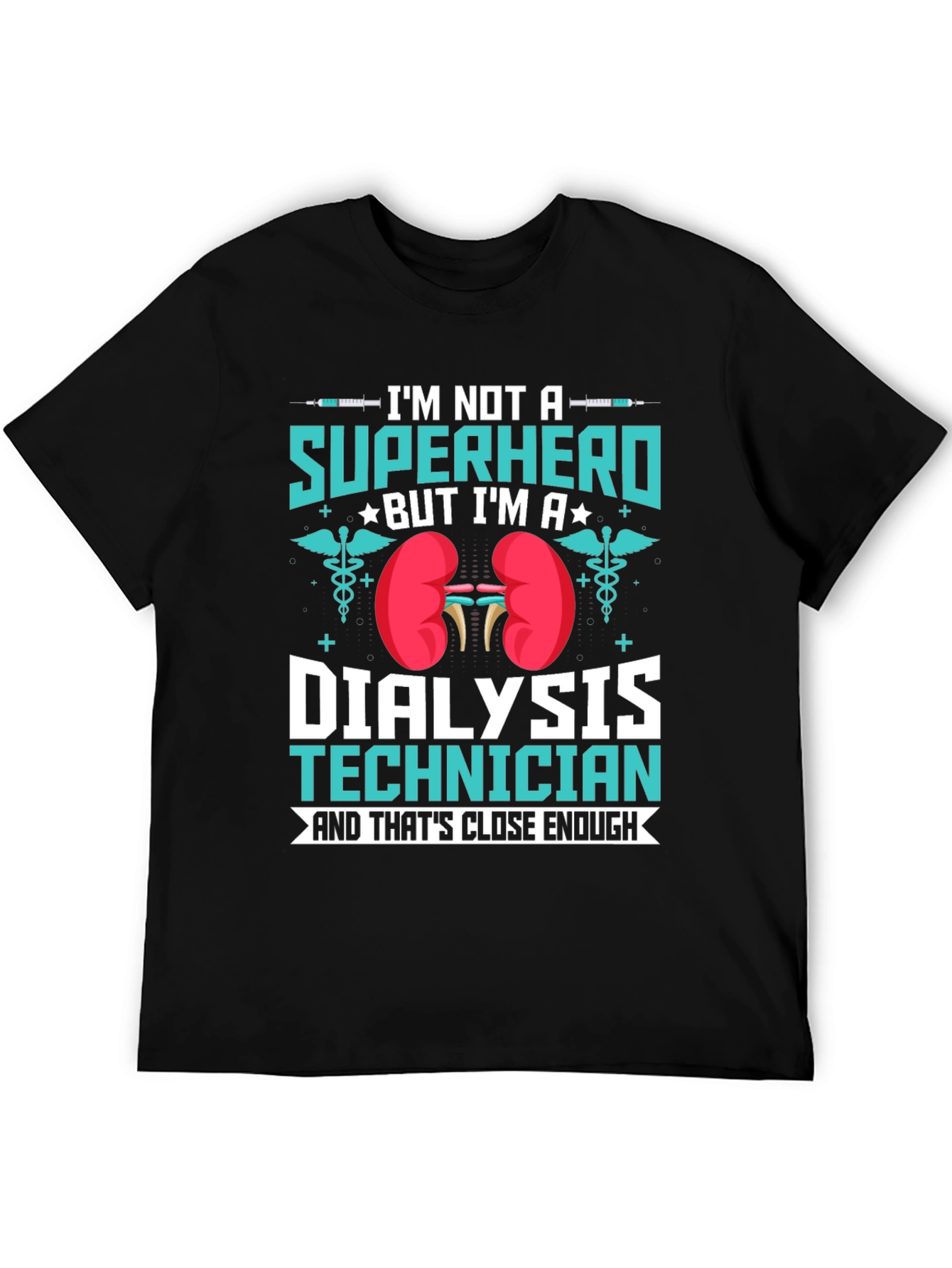 Dialysis Technician Superhero T-Shirt
