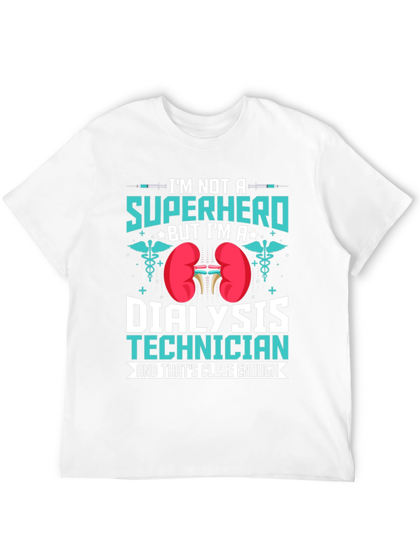 Dialysis Technician Superhero T-Shirt