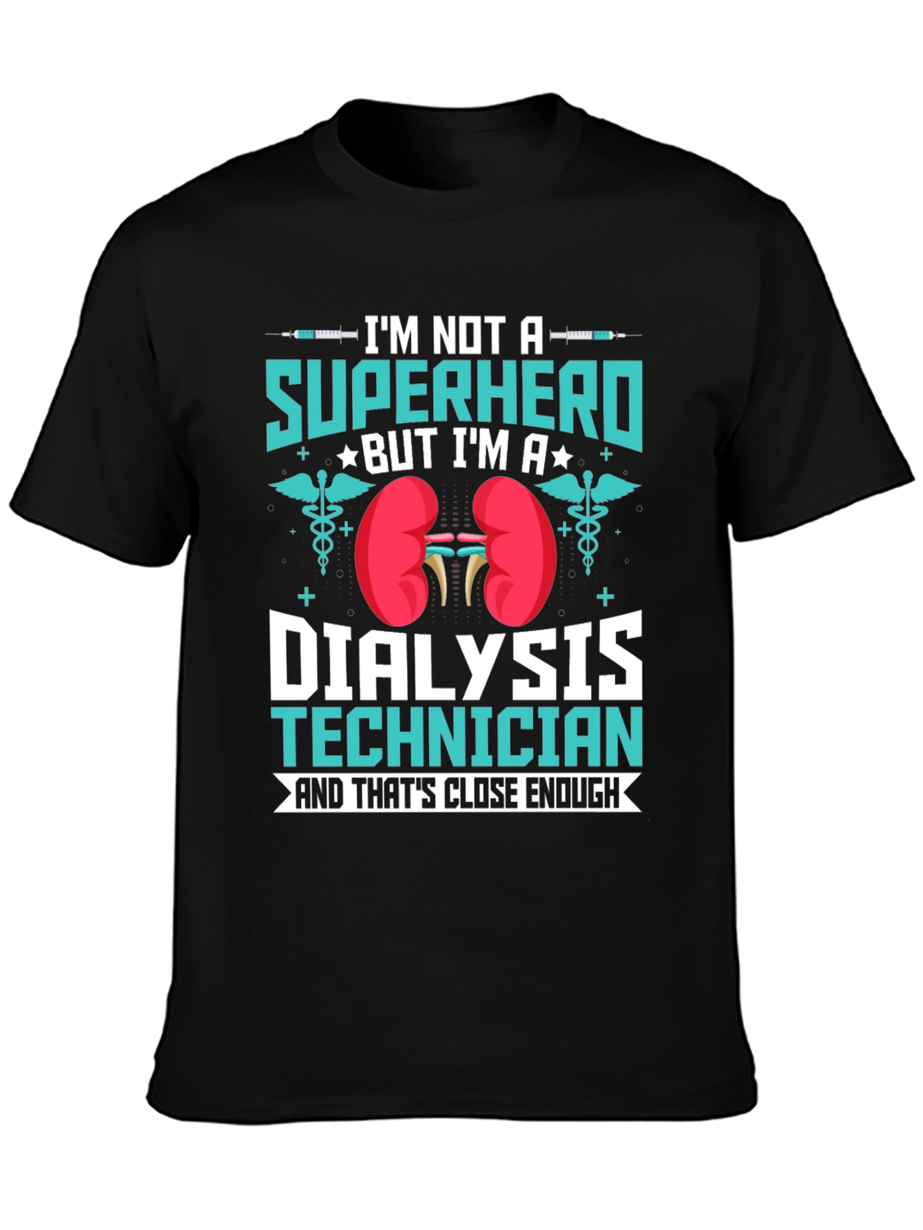 Dialysis Technician Superhero T-Shirt