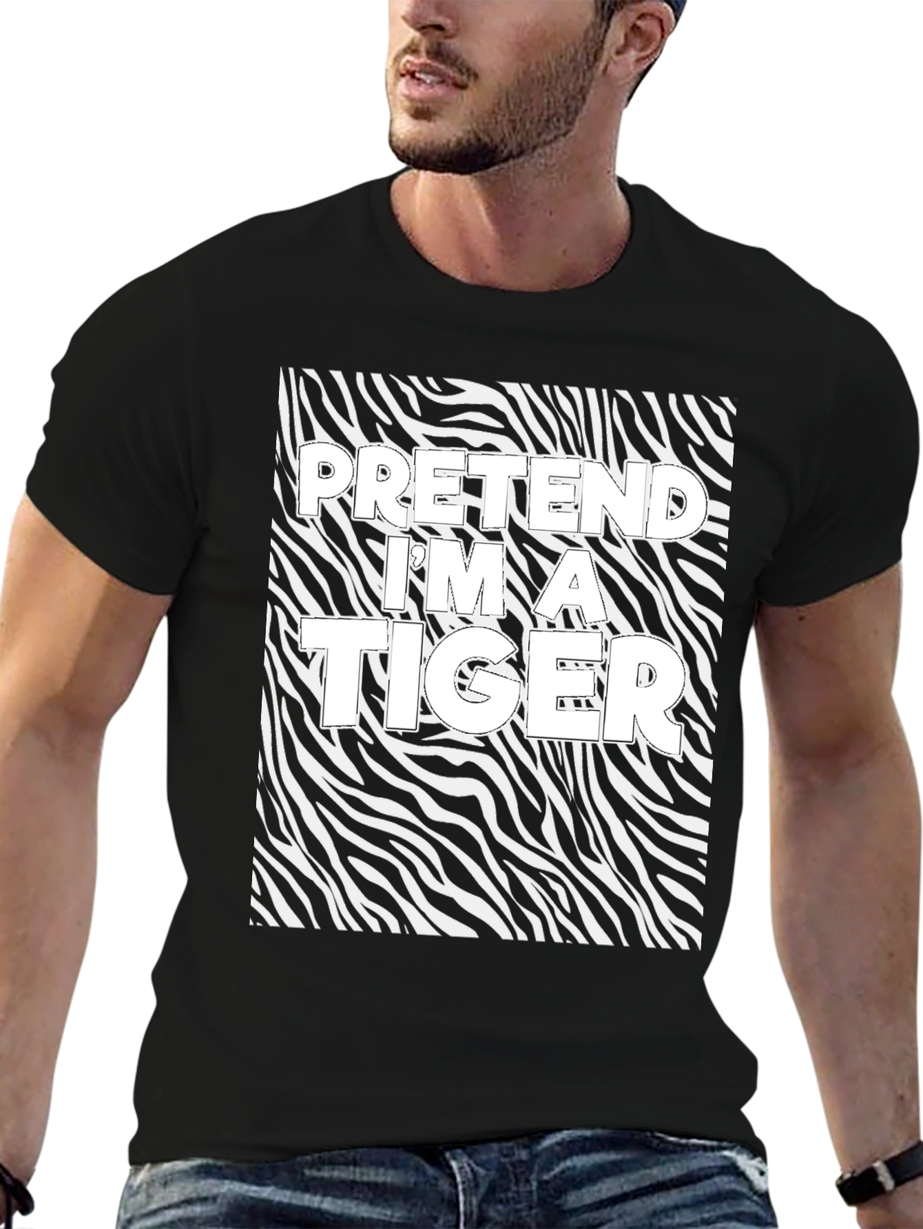 Pretend Im a Tiger Graphic Tee
