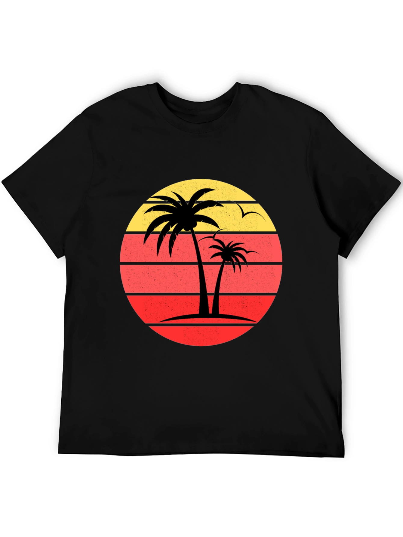 Retro Palm Sunset Graphic Tee
