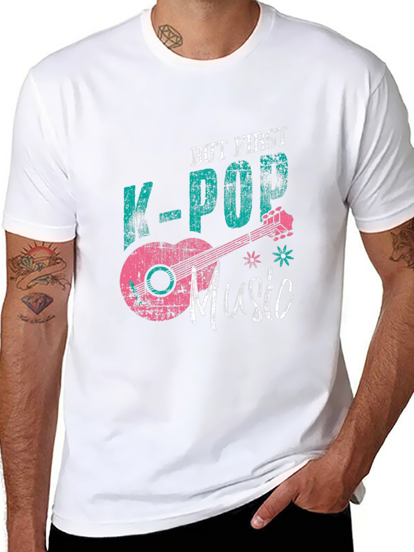 K-Pop Music Graphic T-Shirt