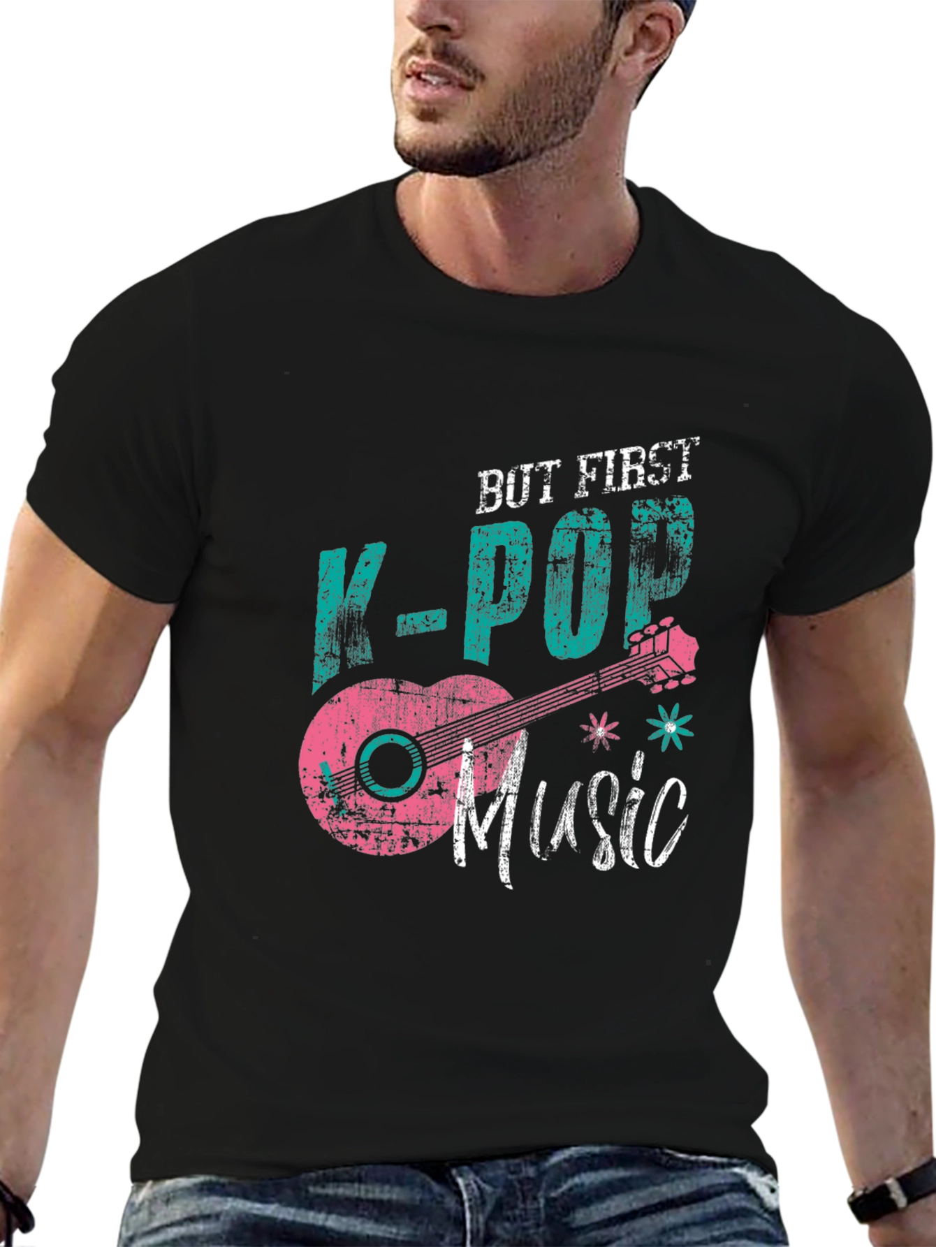 K-Pop Music Graphic T-Shirt