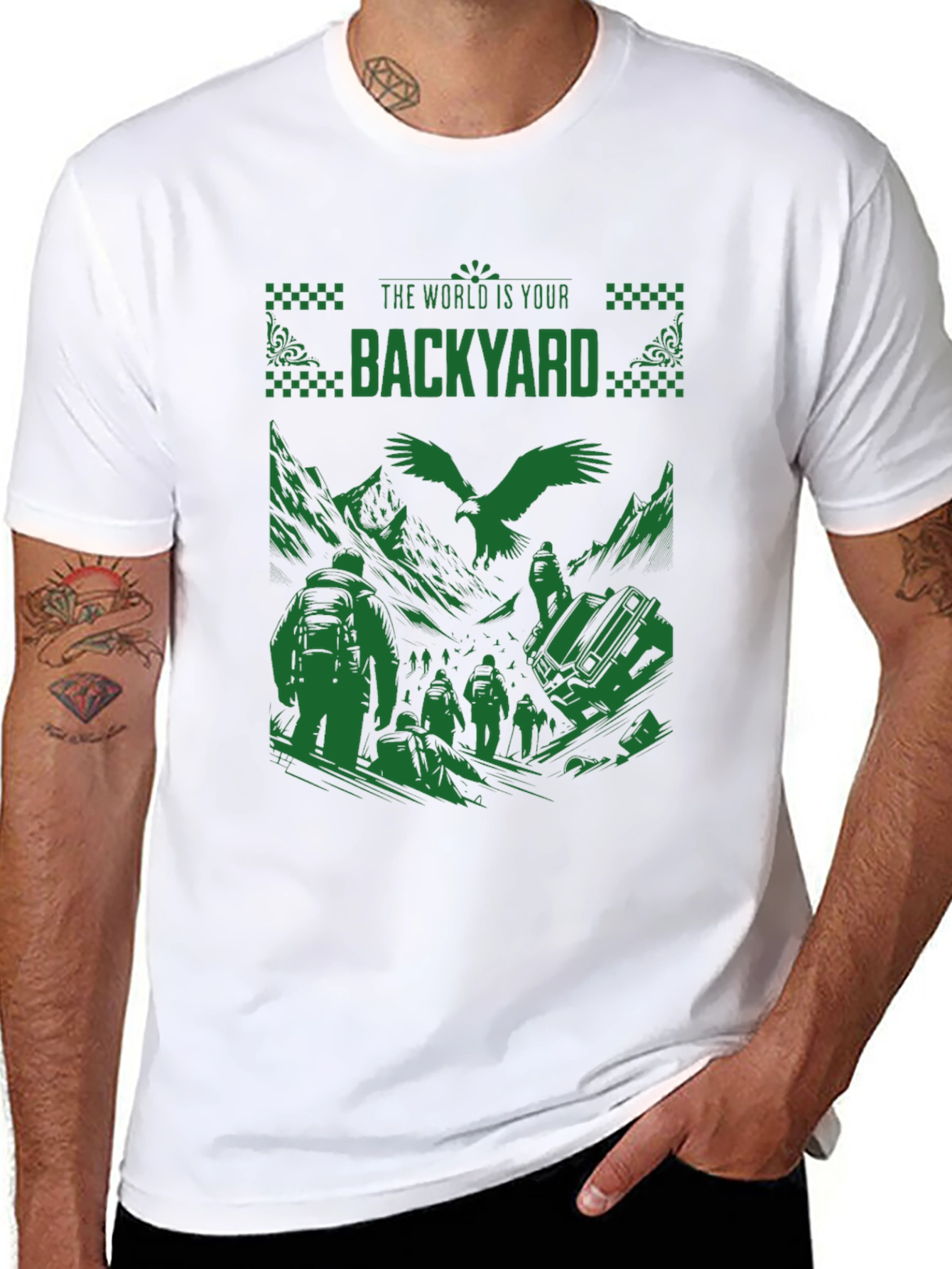 The World Is Your Backyard Graphic Tee