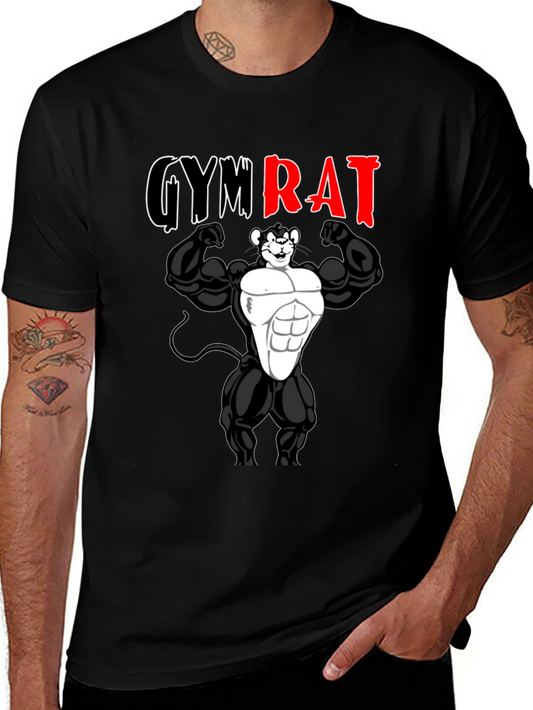 Gym Rat T-Shirt - Bodybuilding Mouse