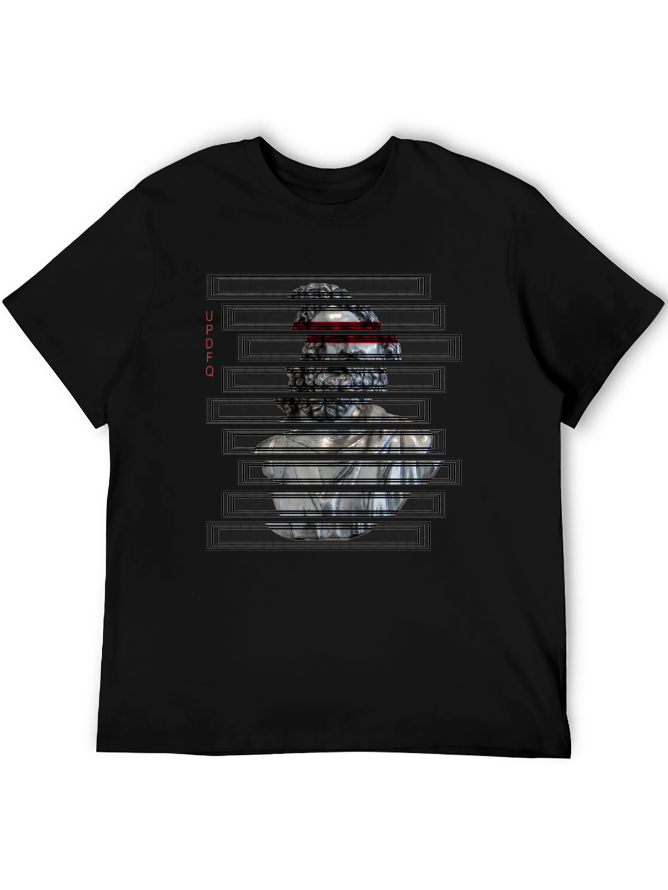 Abstract Bust Graphic Tee - Modern Art T-Shirt