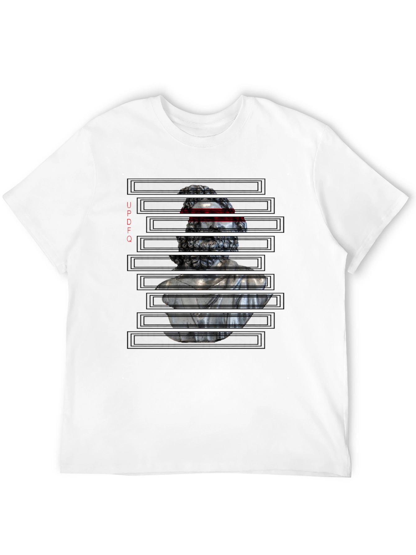 Abstract Bust Graphic Tee - Modern Art T-Shirt