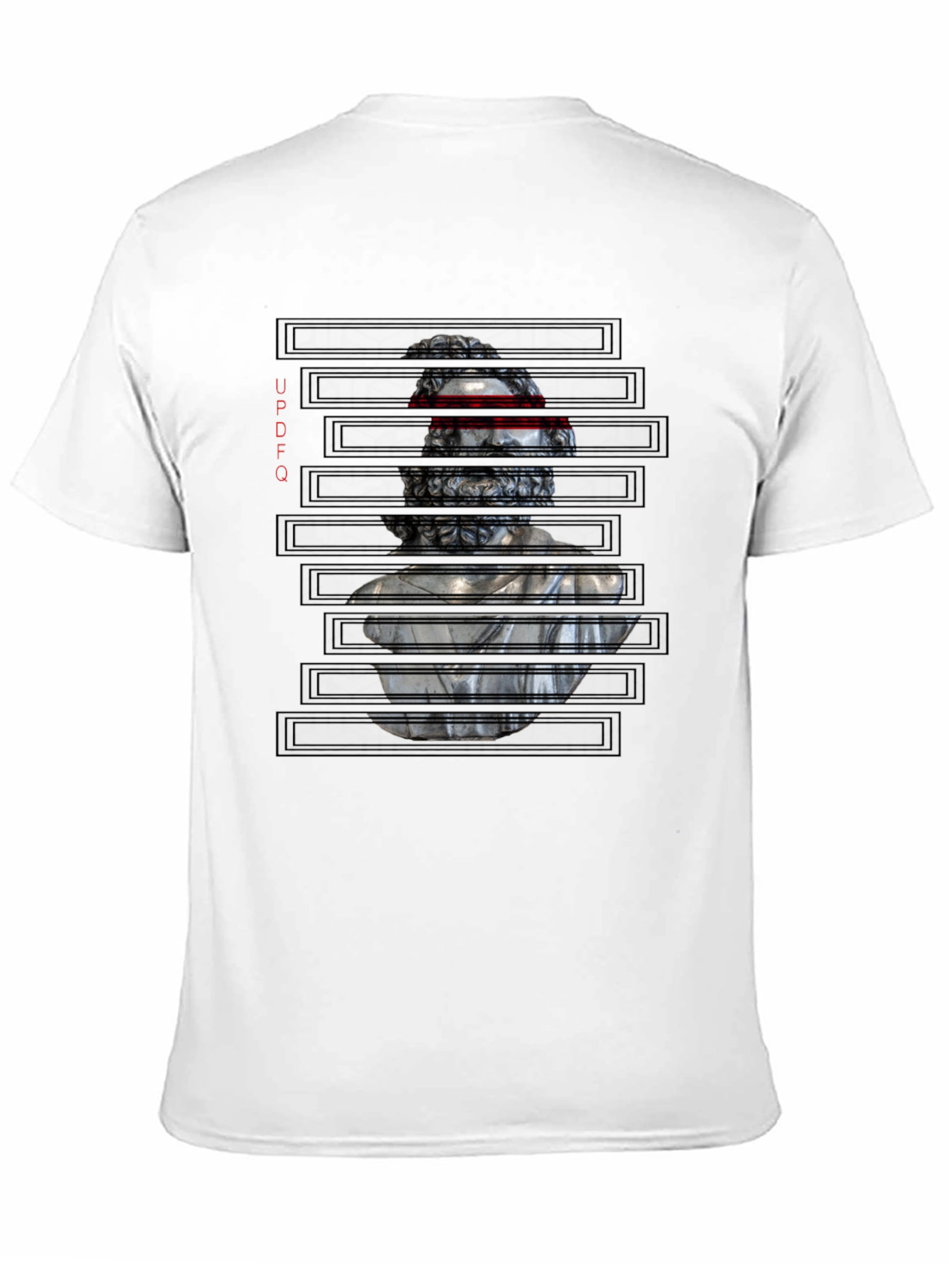 Abstract Bust Graphic Tee - Modern Art T-Shirt