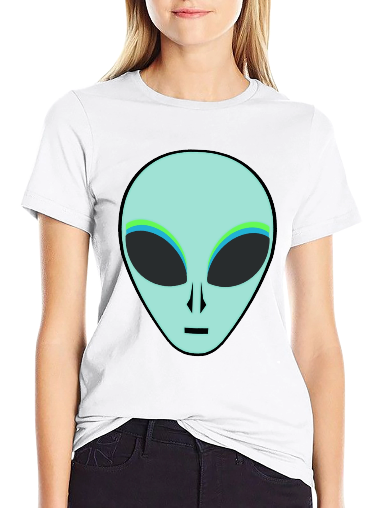 Alien Graphic T-Shirt - Mens Black Tee