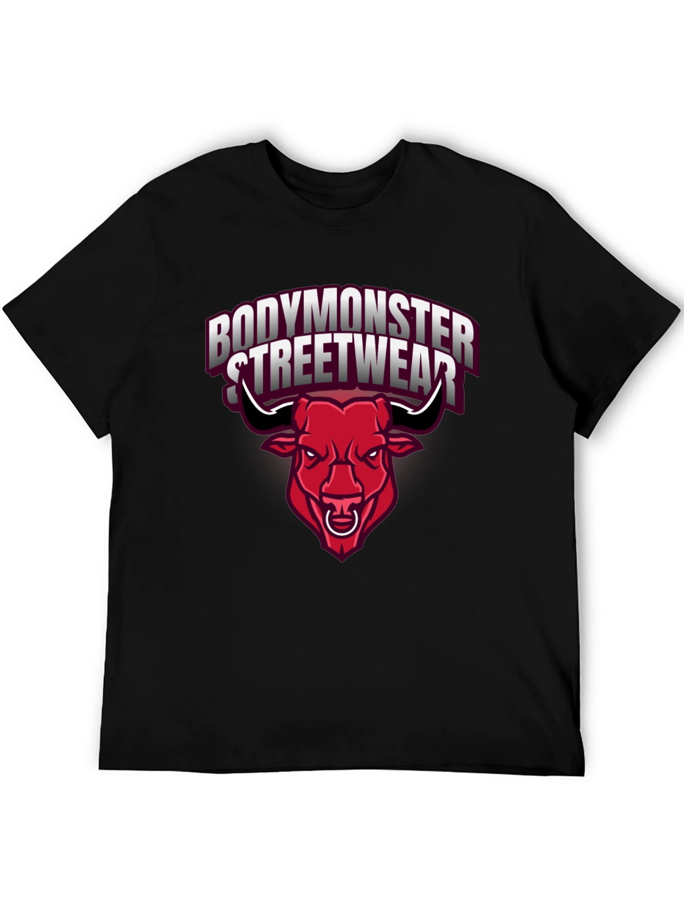 BodyMonster Streetwear Black Graphic Tee