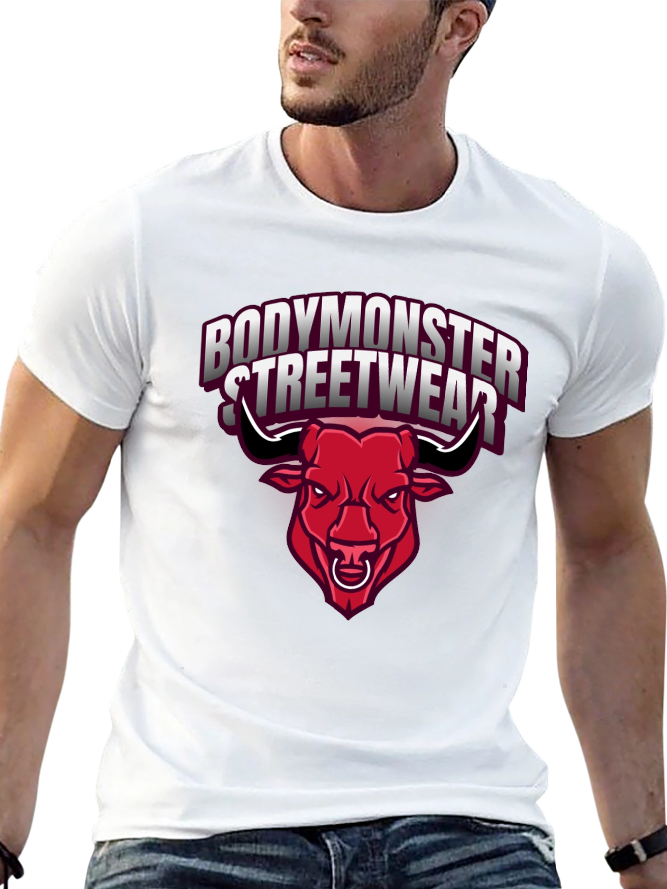BodyMonster Streetwear Black Graphic Tee