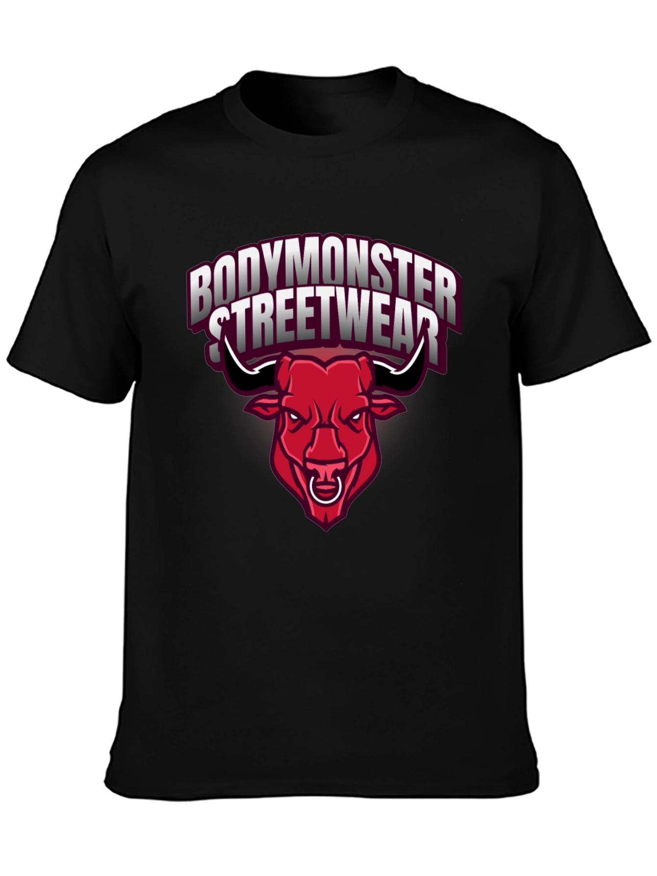 BodyMonster Streetwear Black Graphic Tee