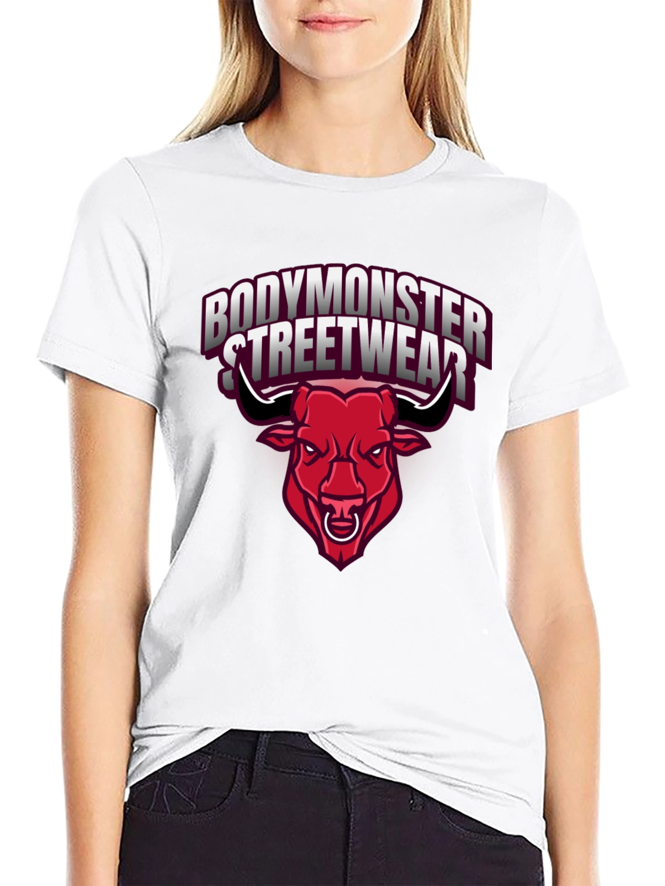 BodyMonster Streetwear Black Graphic Tee