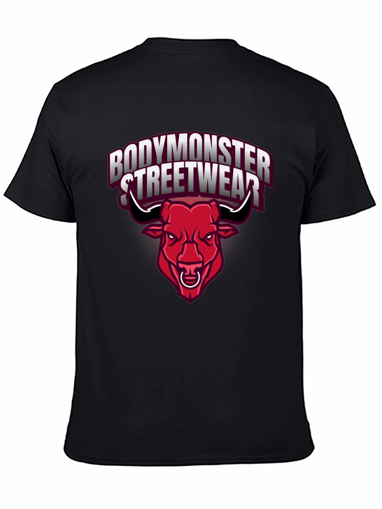 BodyMonster Streetwear Black Graphic Tee