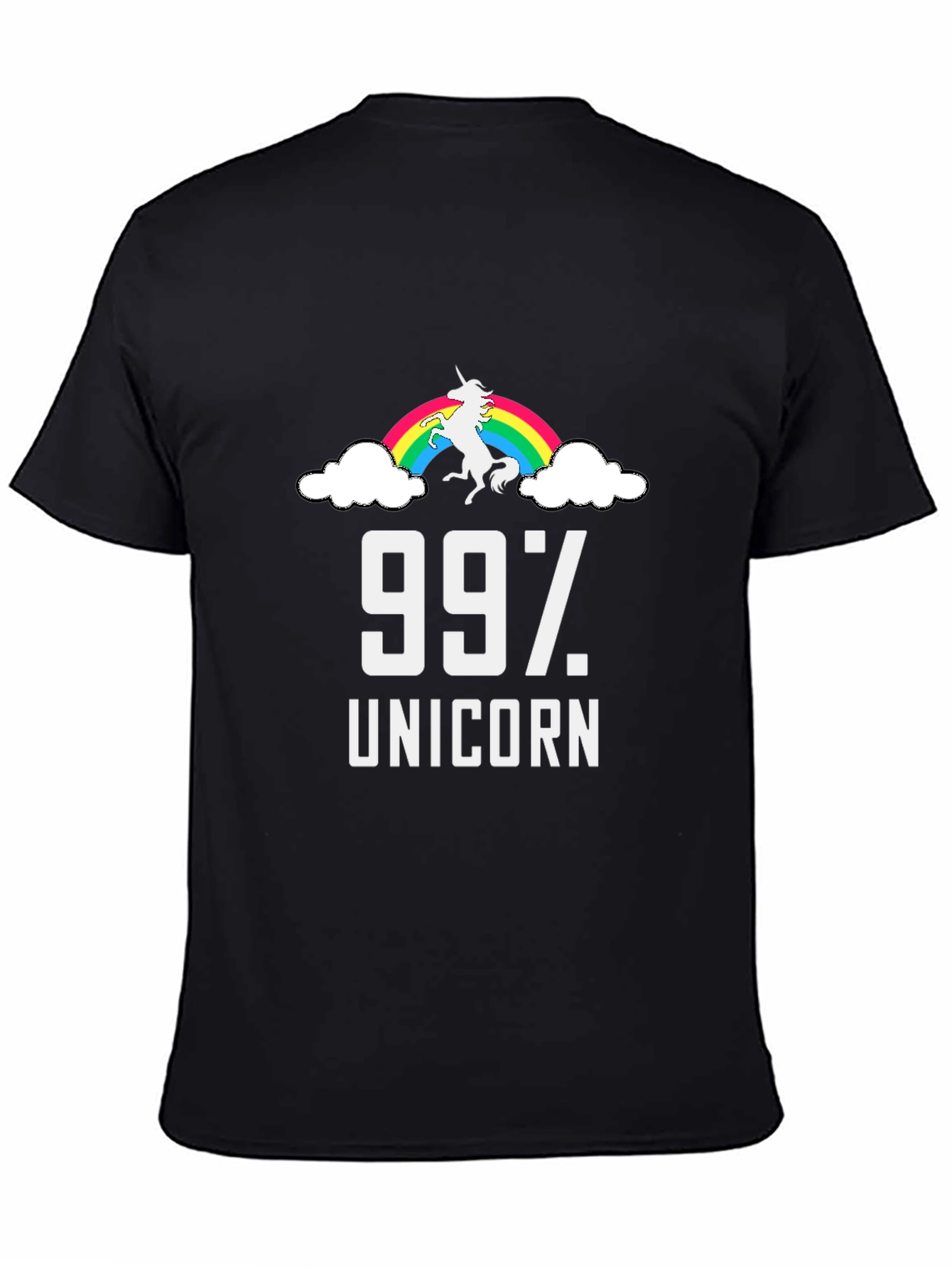 99% Unicorn Rainbow T-Shirt