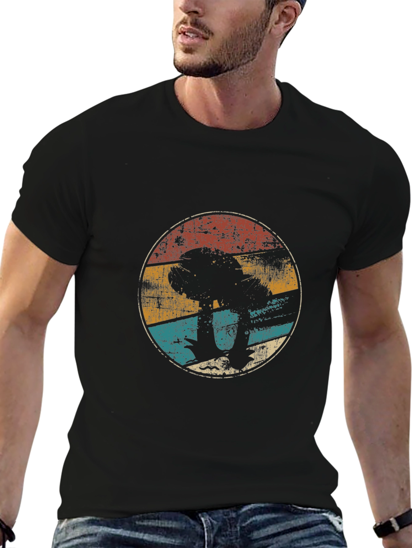 Retro Diver Silhouette T-Shirt