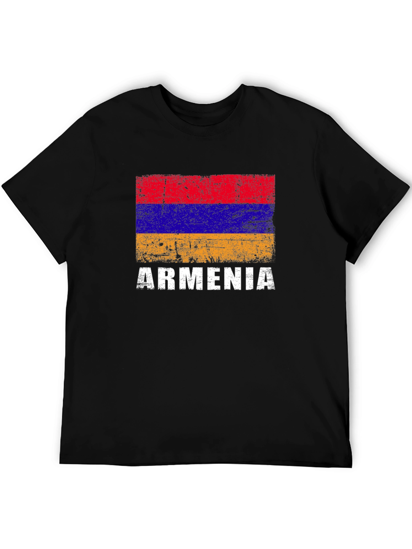 Armenia Flag T-Shirt - Distressed Design
