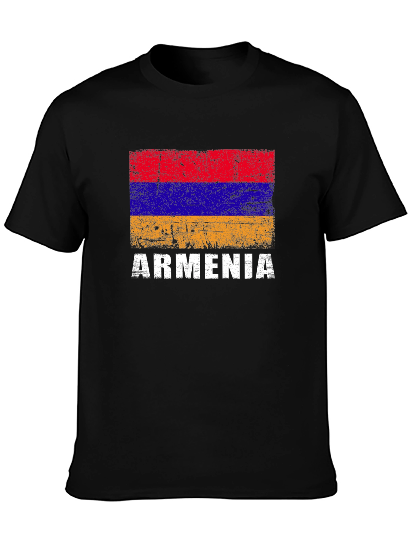 Armenia Flag T-Shirt - Distressed Design