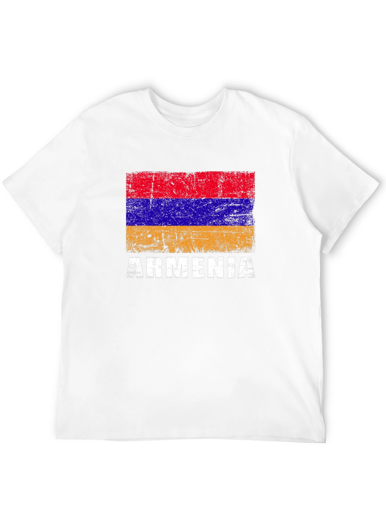Armenia Flag T-Shirt - Distressed Design