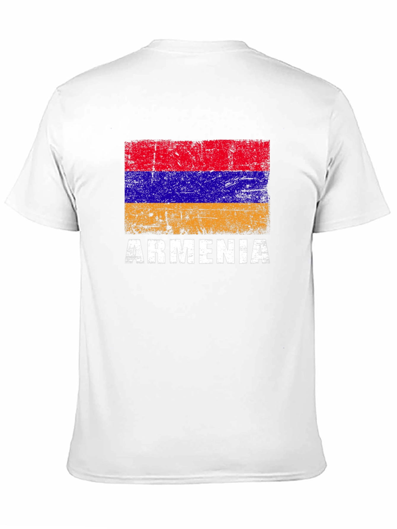 Armenia Flag T-Shirt - Distressed Design