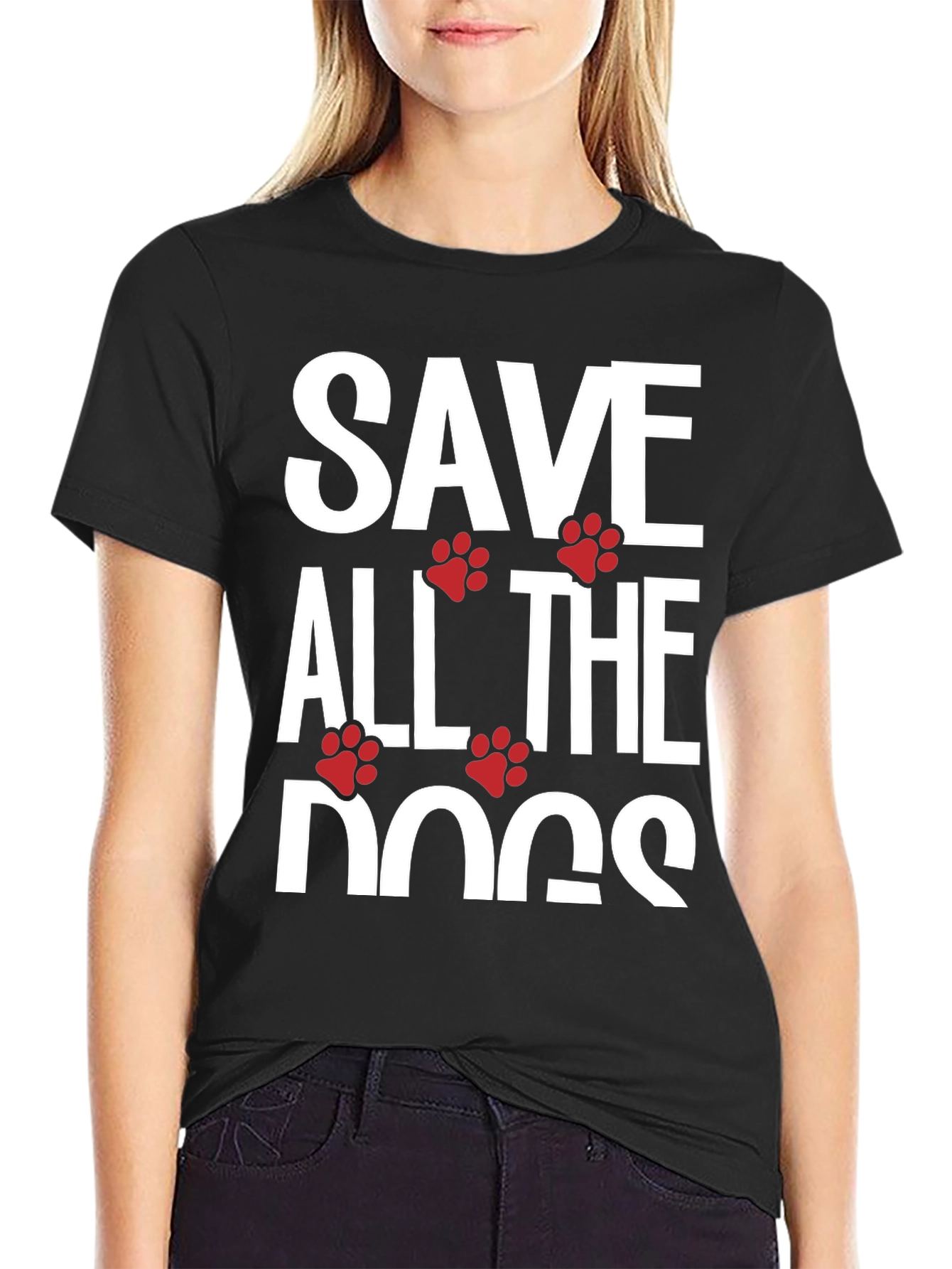 Save All The Dogs T-Shirt - Animal Lover Tee