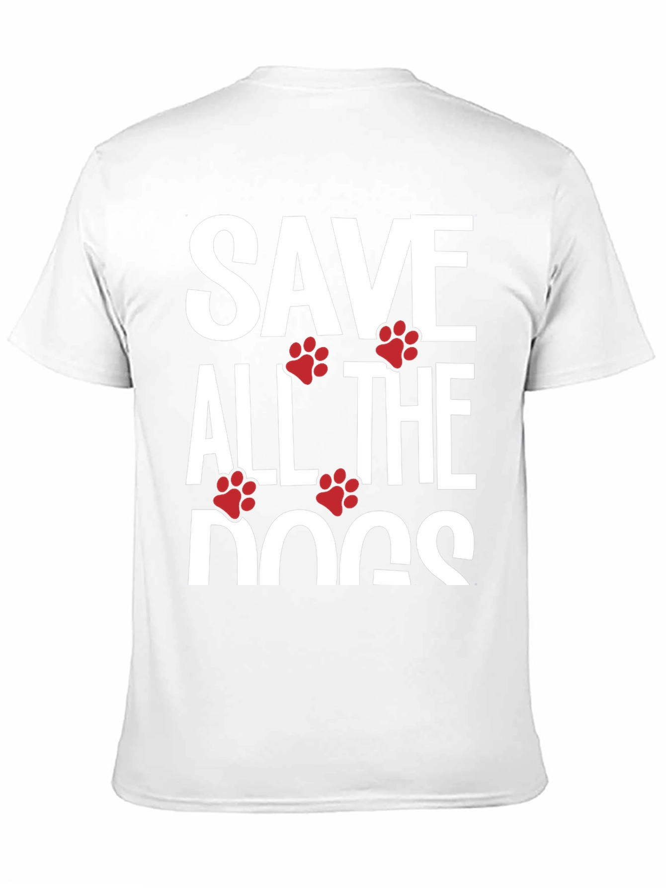 Save All The Dogs T-Shirt - Animal Lover Tee