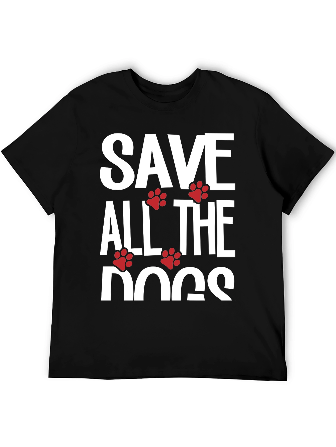 Save All The Dogs T-Shirt - Animal Lover Tee