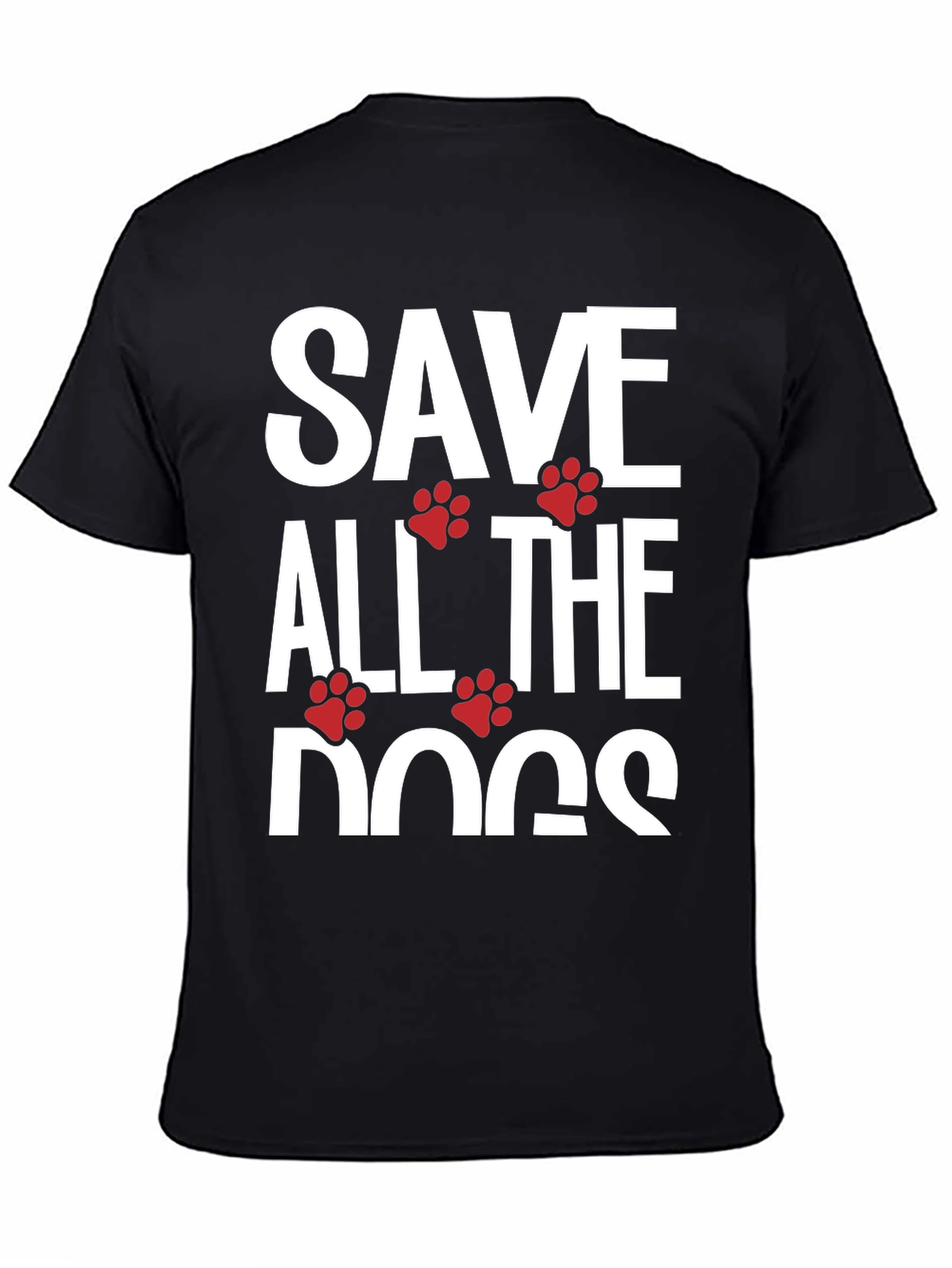 Save All The Dogs T-Shirt - Animal Lover Tee