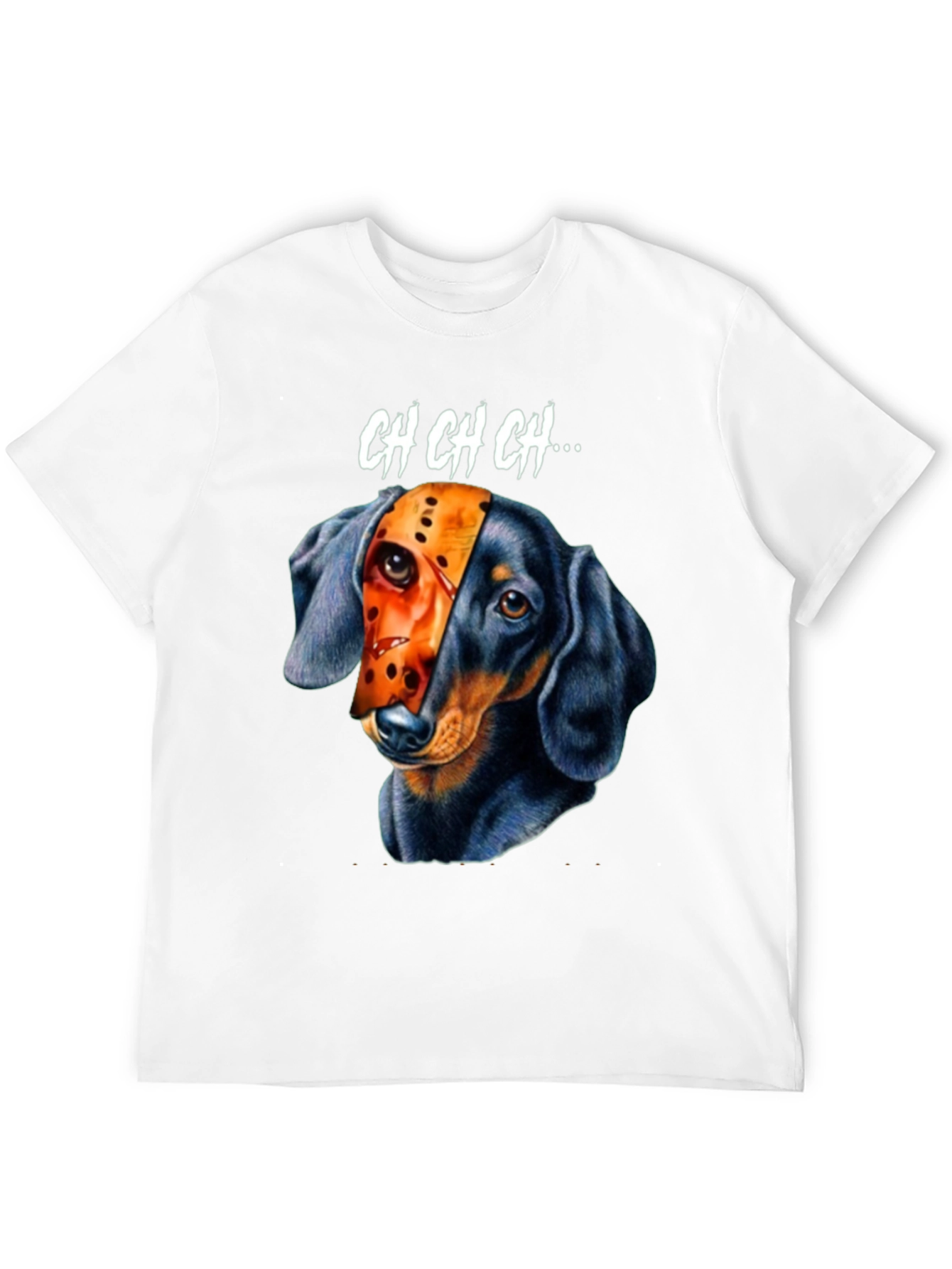 Dachshund Jason Voorhees Halloween T-Shirt
