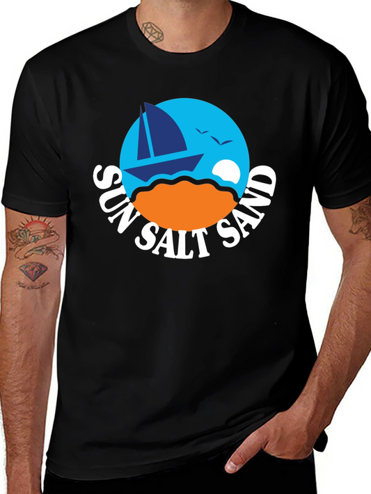 Sun Salt Sand T-Shirt - Beach Vibes