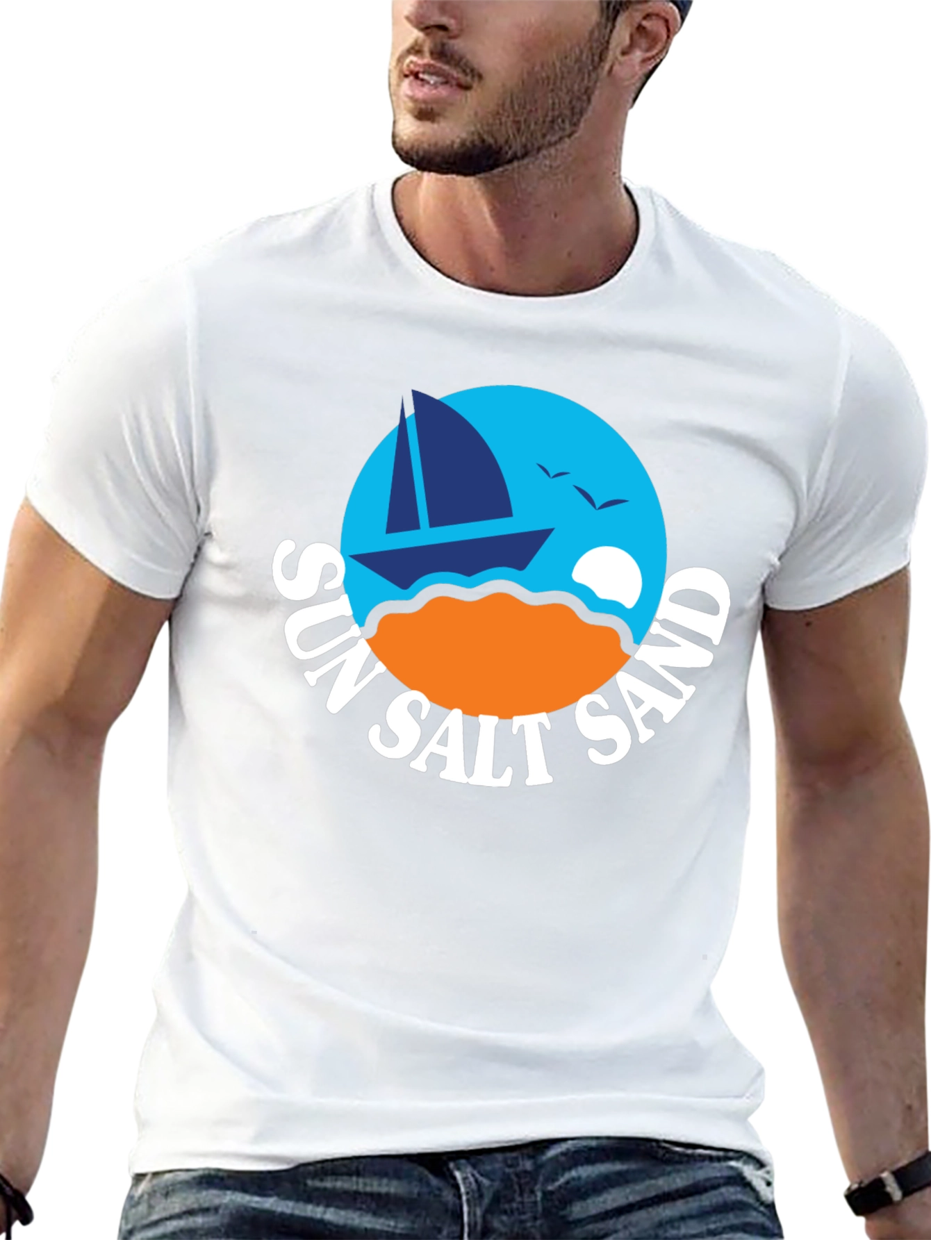 Sun Salt Sand T-Shirt - Beach Vibes