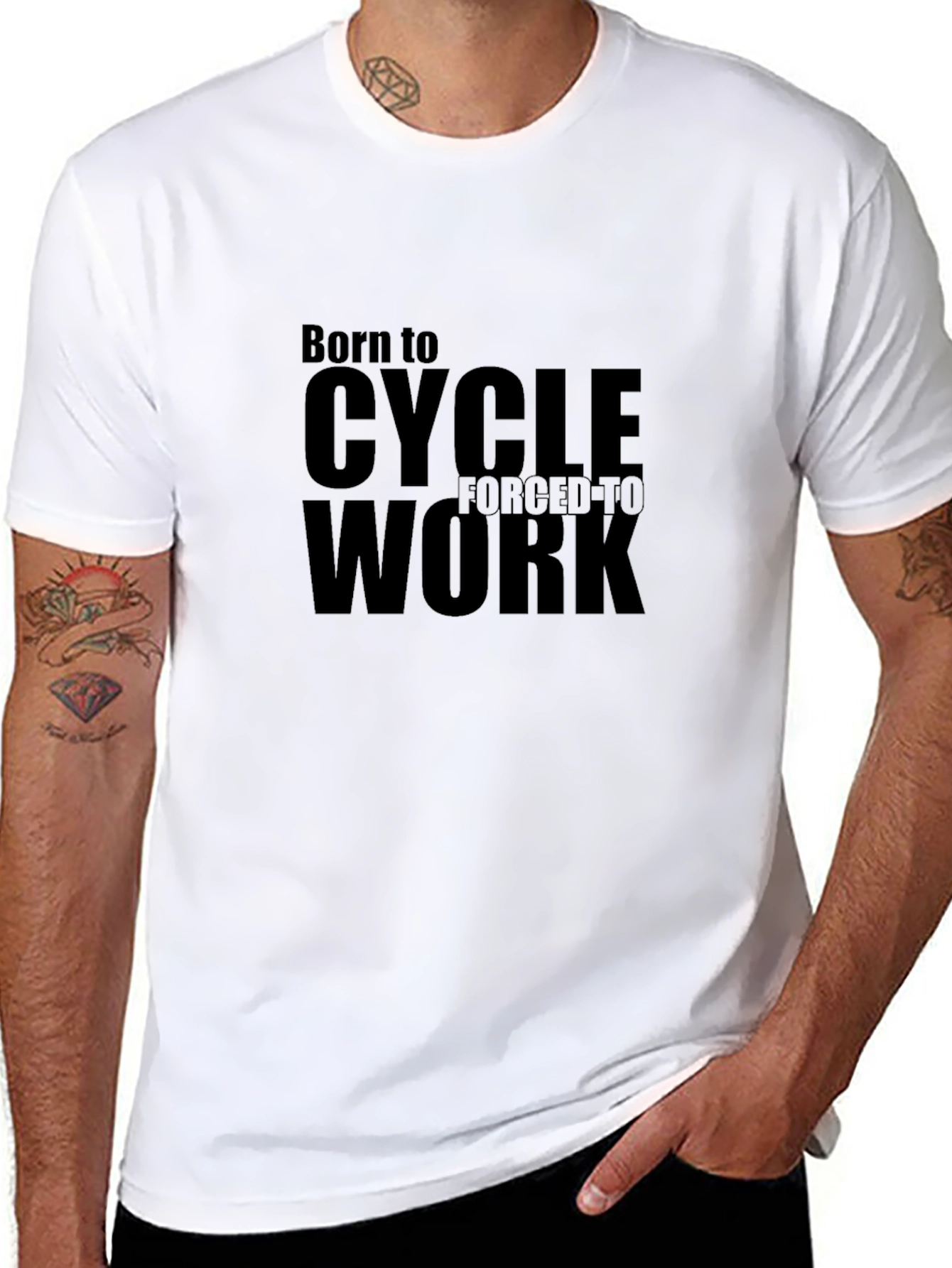 Born to Cycle T-Shirt - Cycling Fan Apparel
