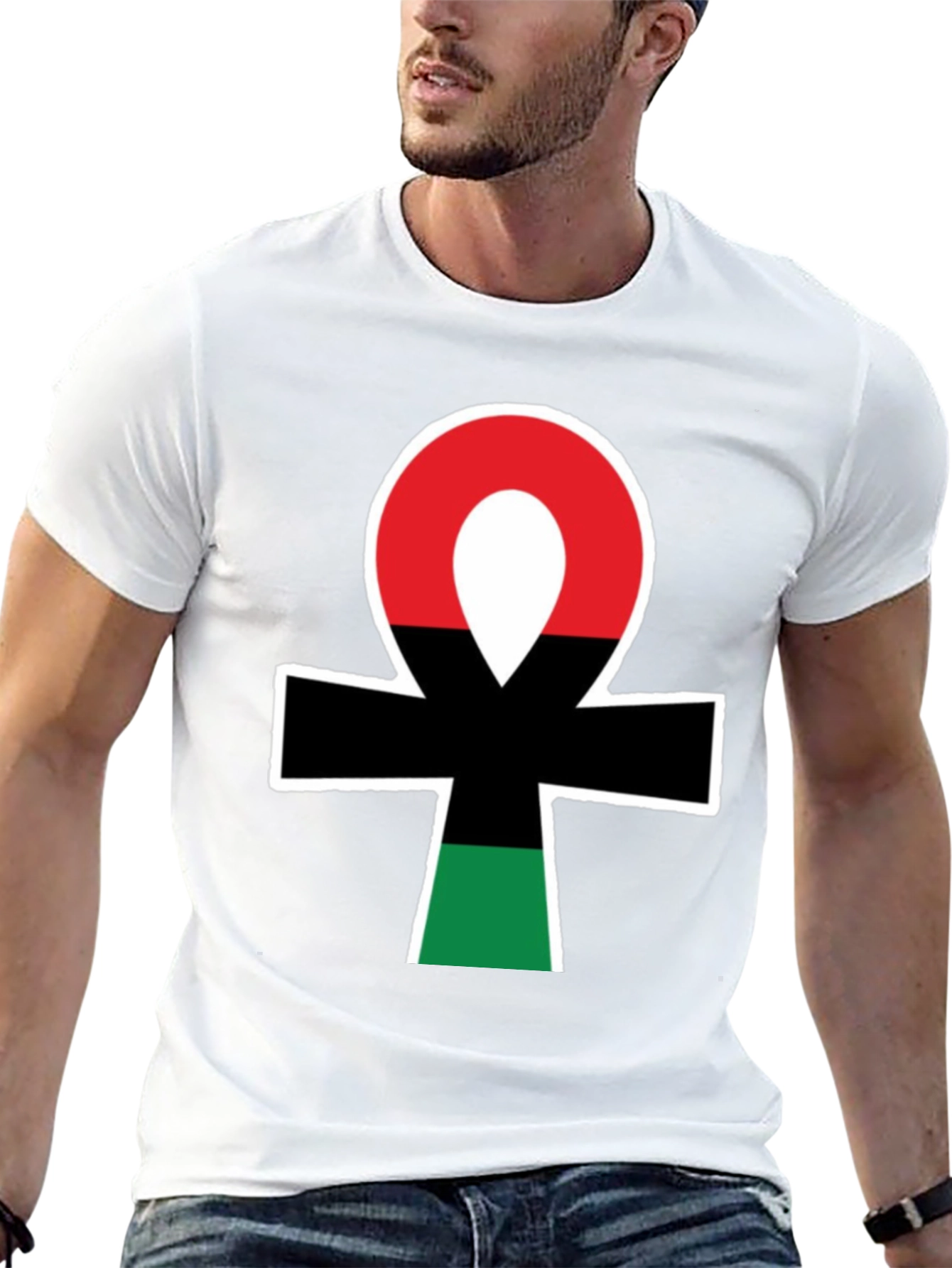 Pan-African Ankh T-Shirt - Black Pride