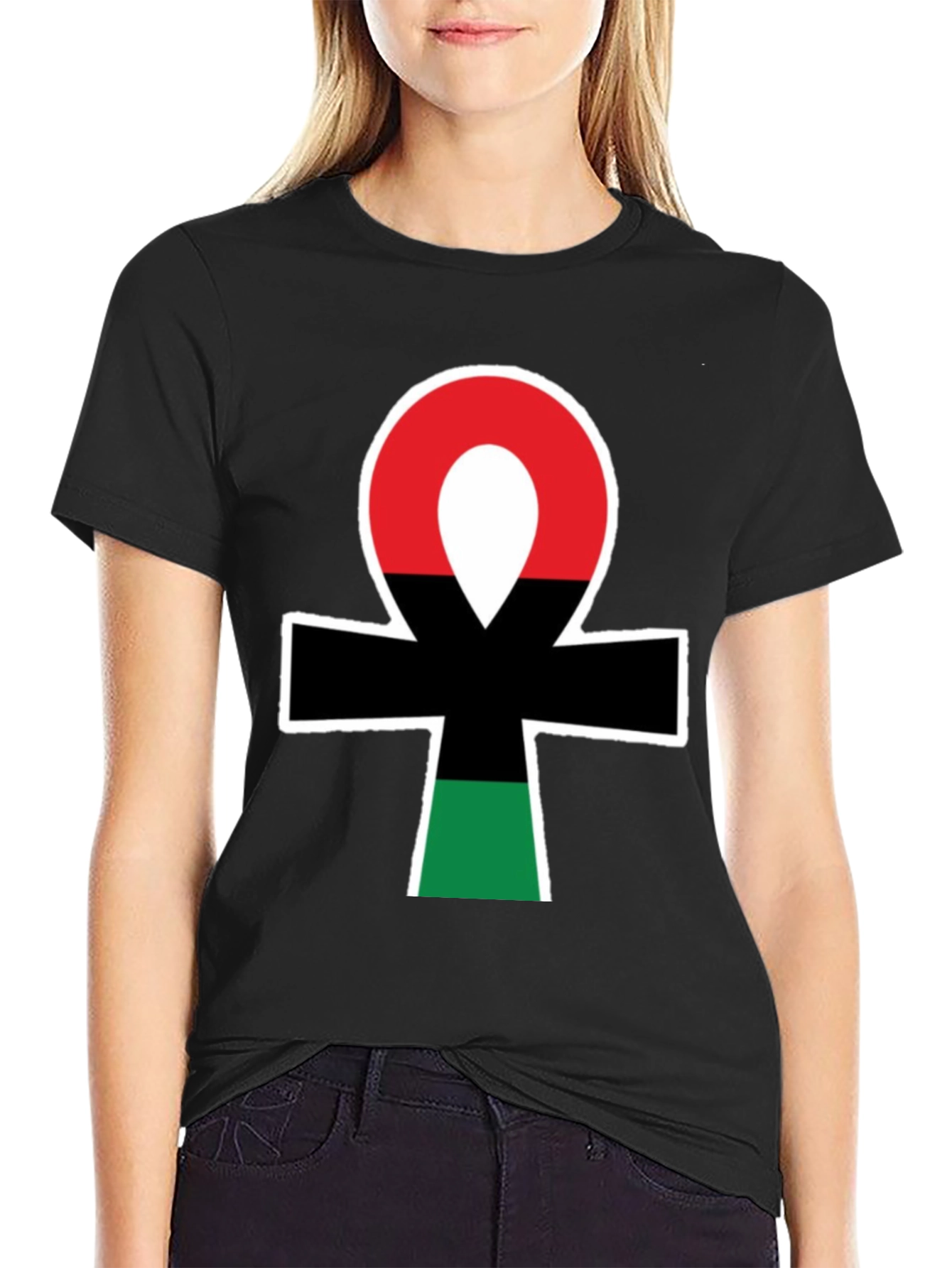 Pan-African Ankh T-Shirt - Black Pride