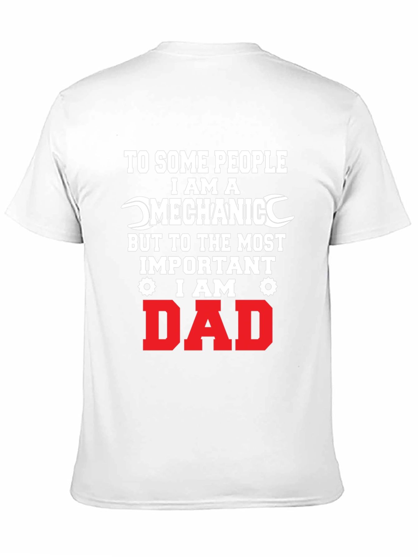 Mechanic Dad Graphic Tee - Black