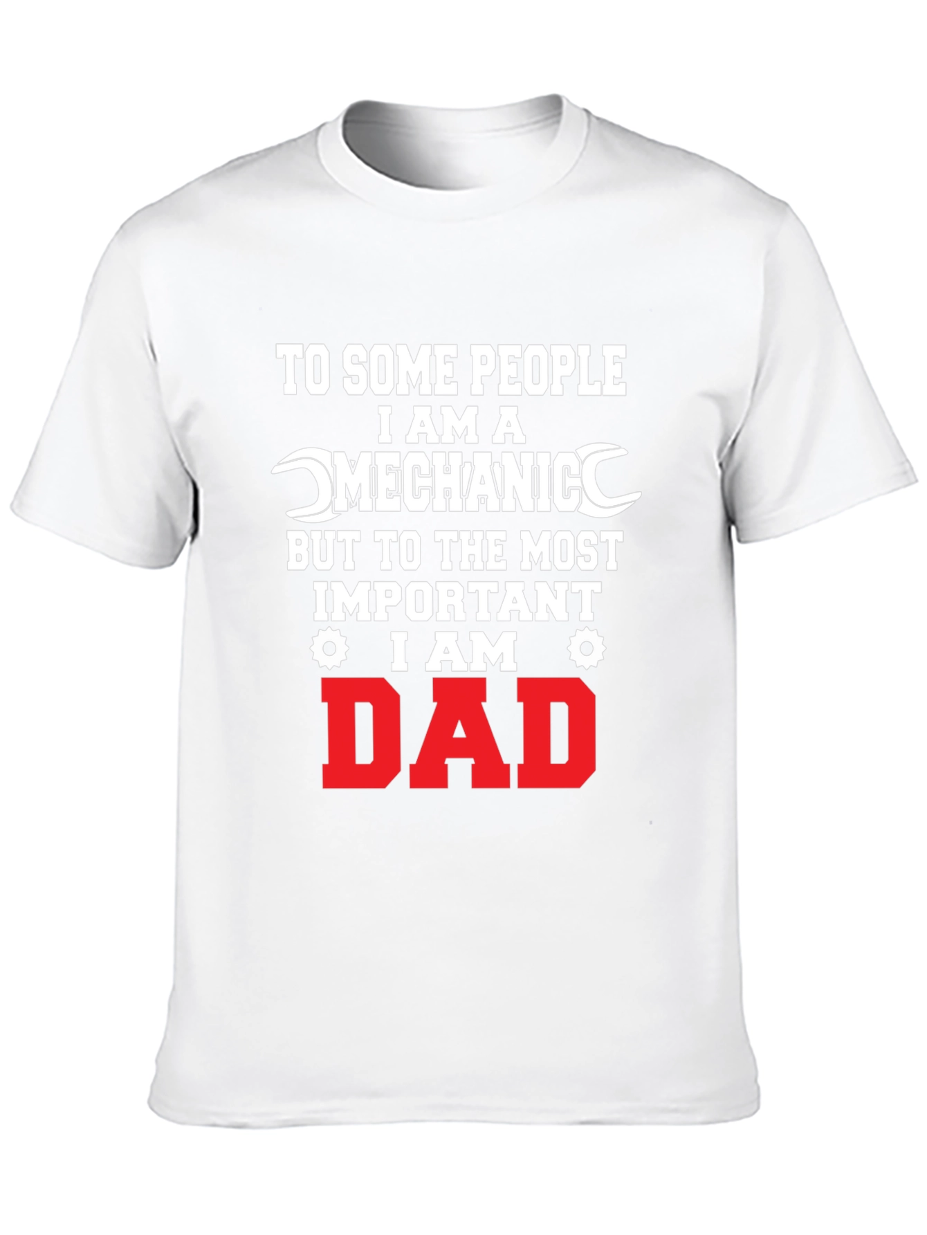 Mechanic Dad Graphic Tee - Black