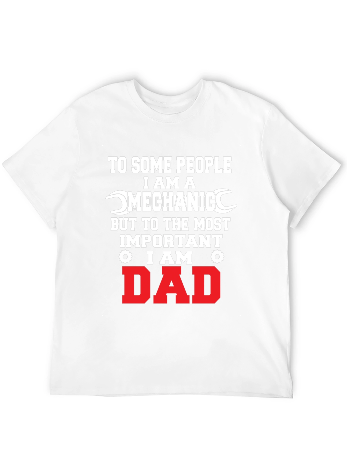 Mechanic Dad Graphic Tee - Black