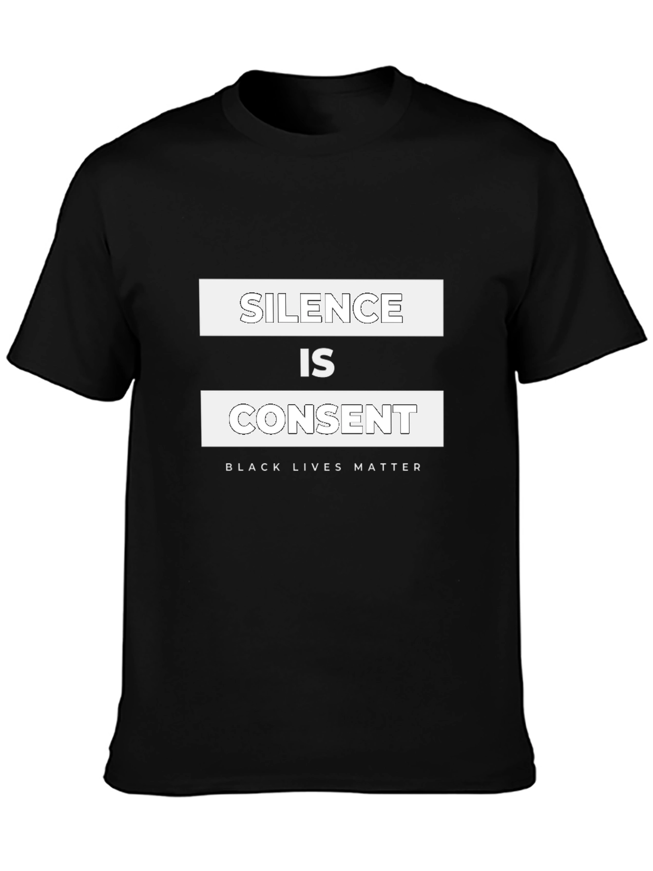 Silence is Consent Black Lives Matter T-Shirt