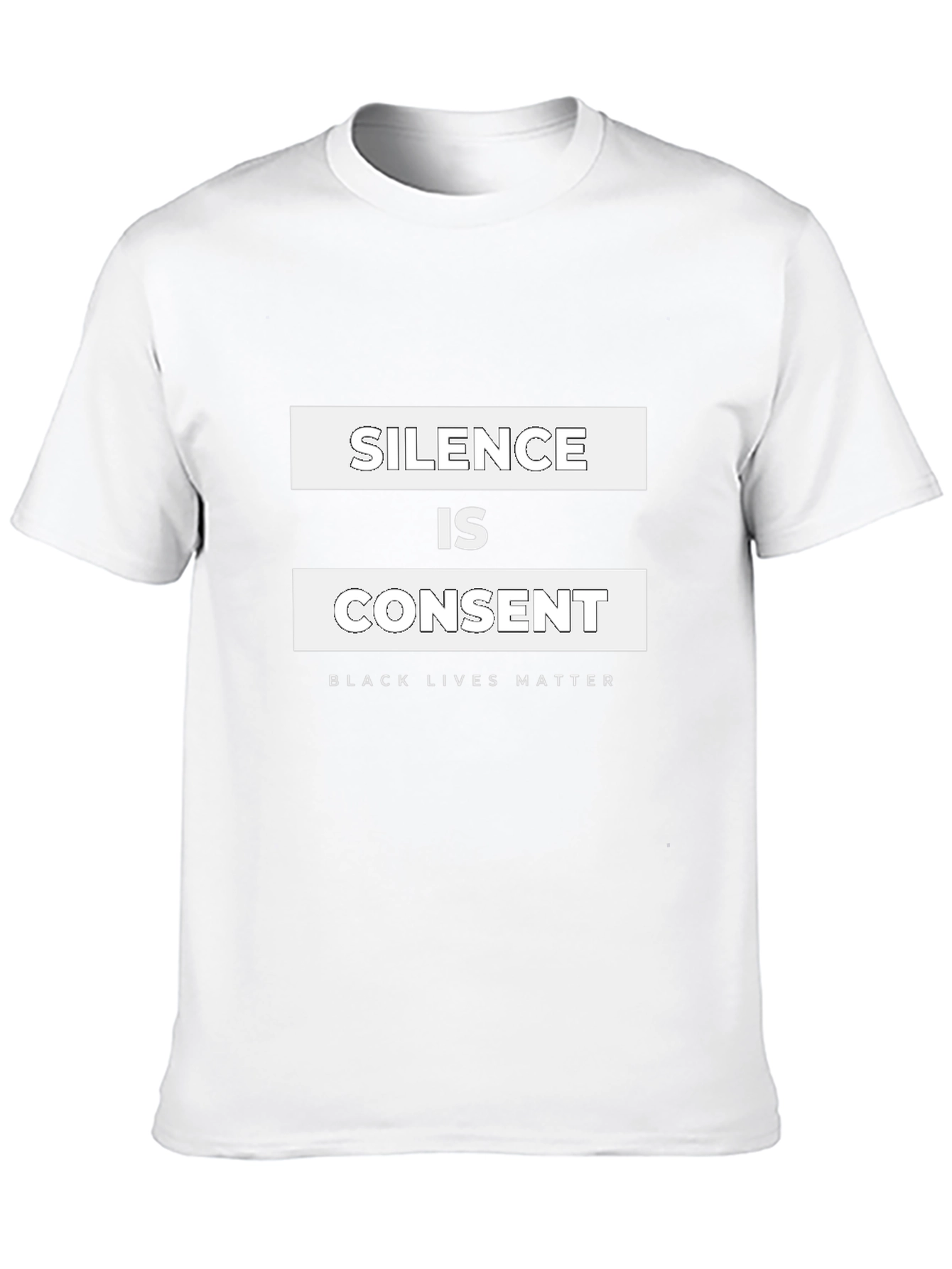 Silence is Consent Black Lives Matter T-Shirt