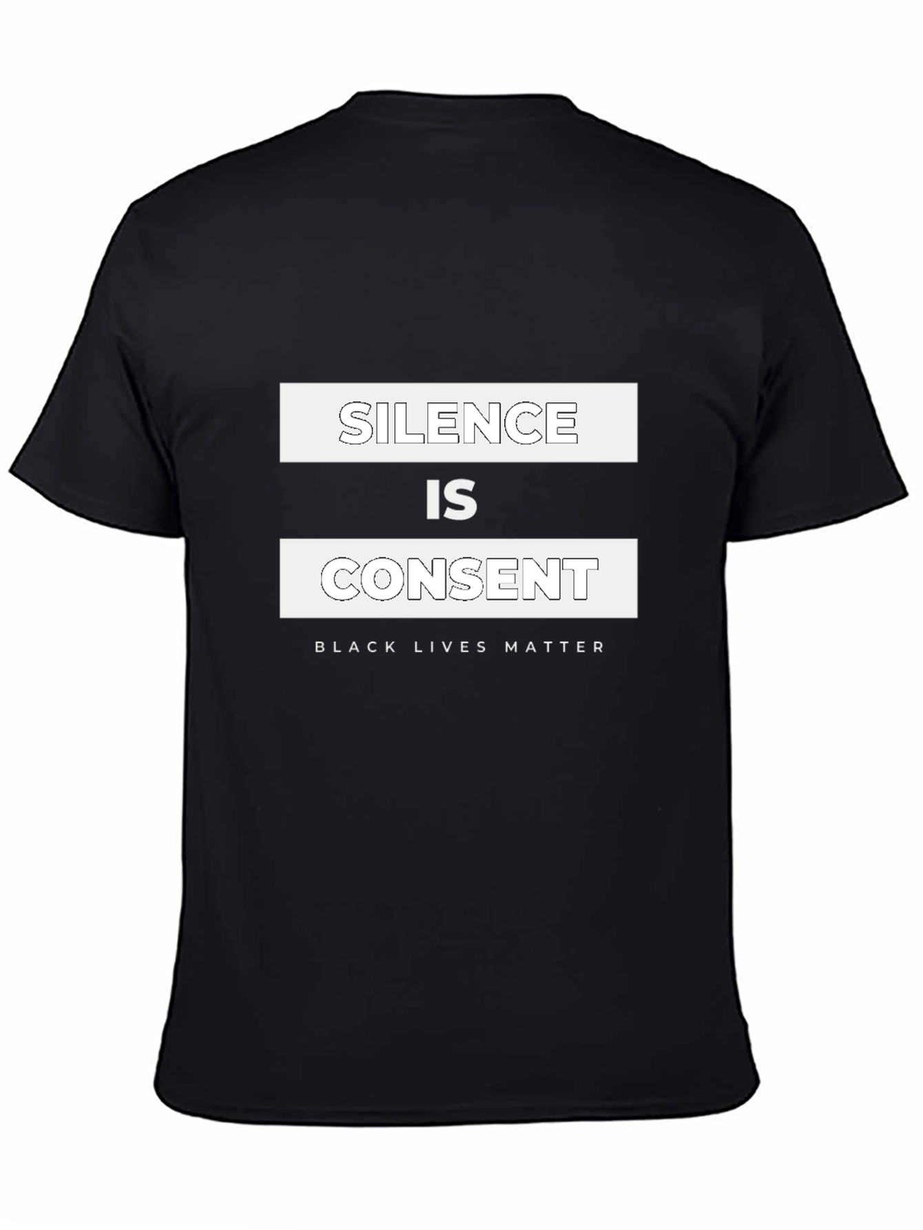 Silence is Consent Black Lives Matter T-Shirt