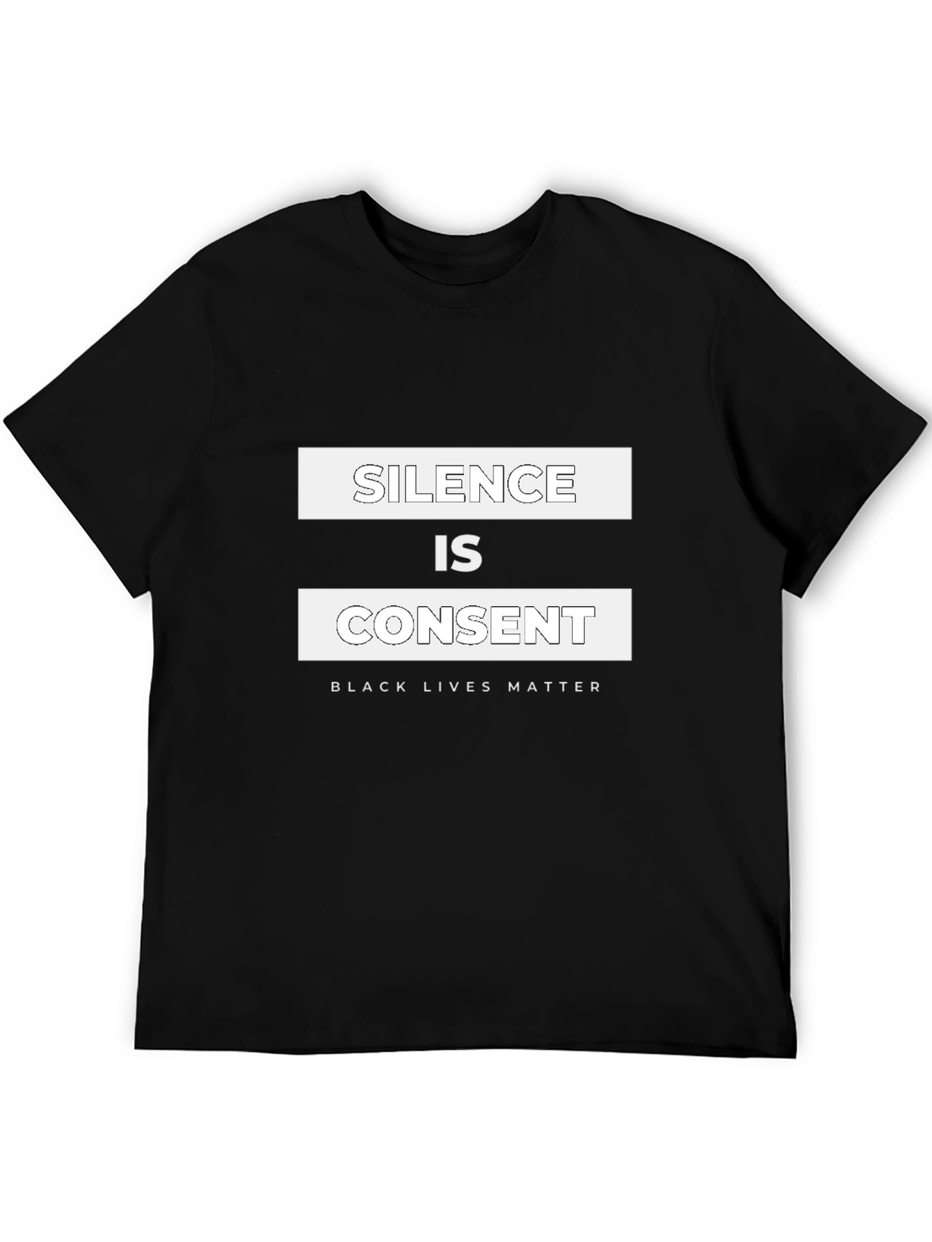 Silence is Consent Black Lives Matter T-Shirt
