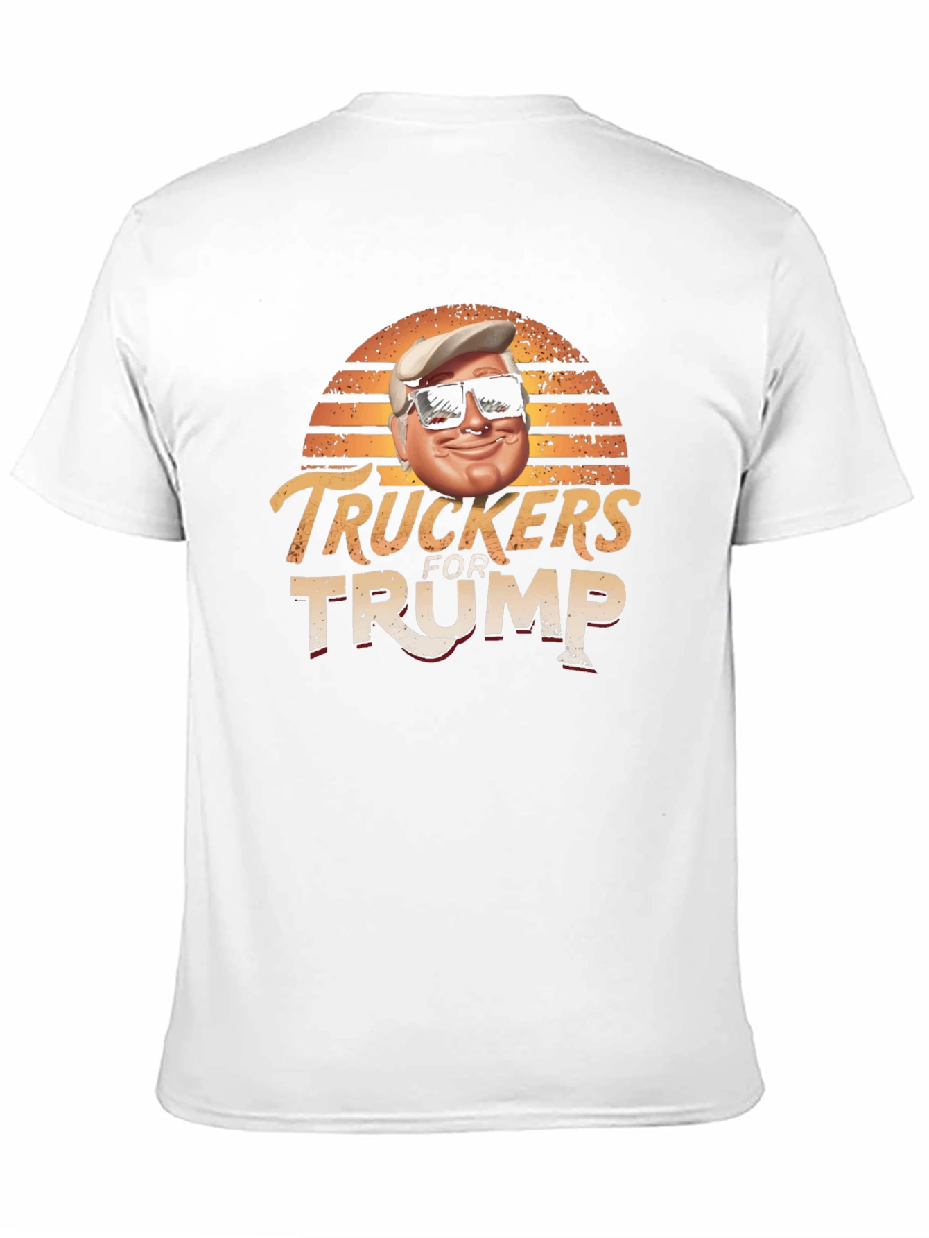 Truckers for Trump Black Graphic T-Shirt