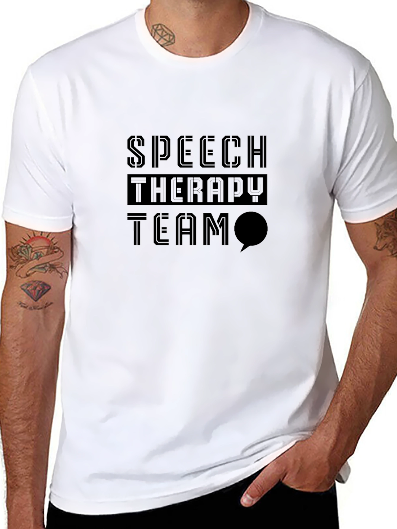 Speech Therapy Team T-Shirt - Black