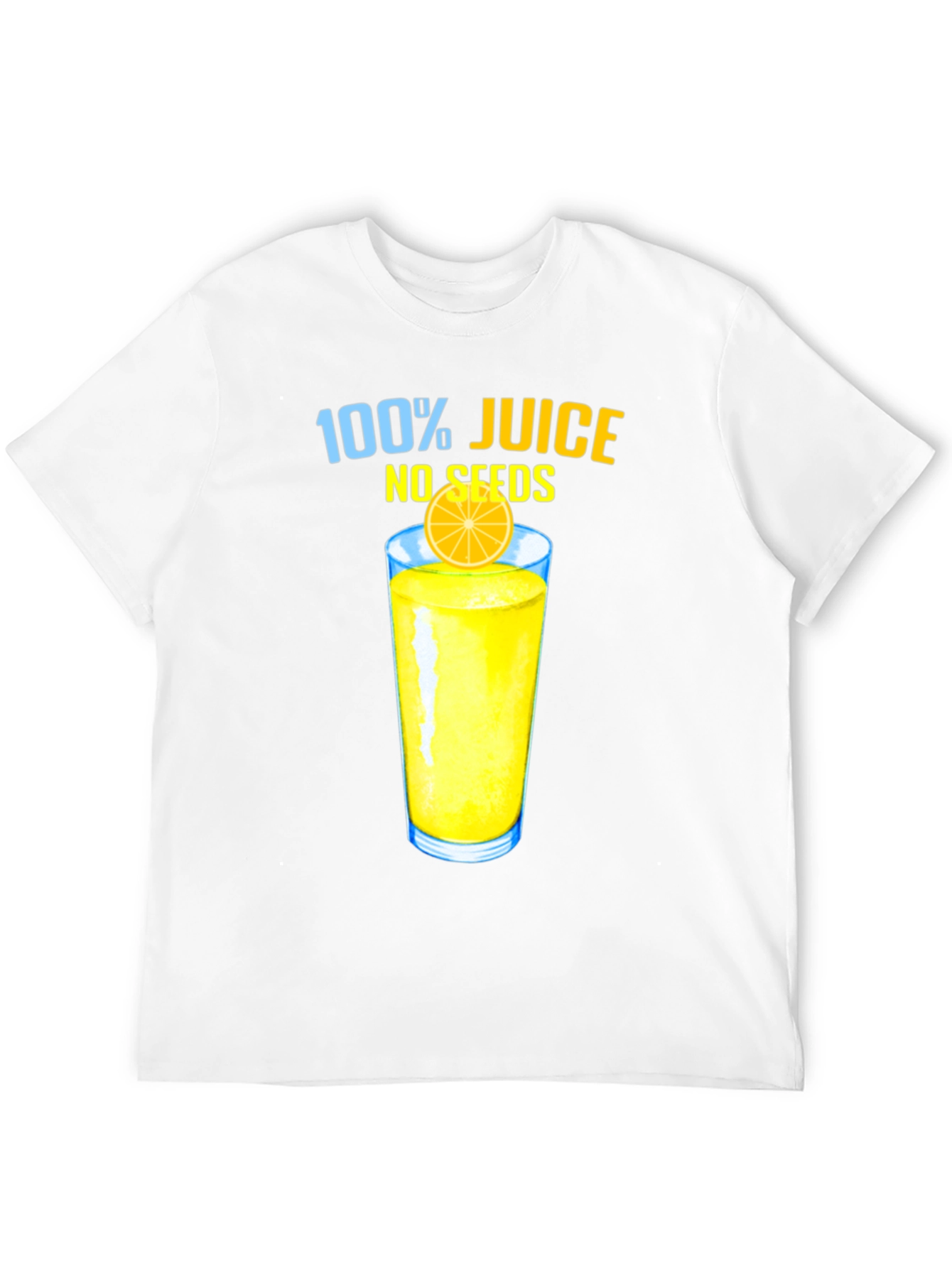 100% Juice No Seeds Black Graphic Tee