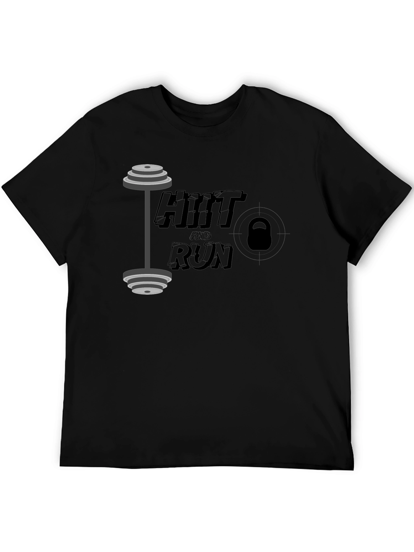 HIIT and Run Graphic Tee - Fitness T-Shirt