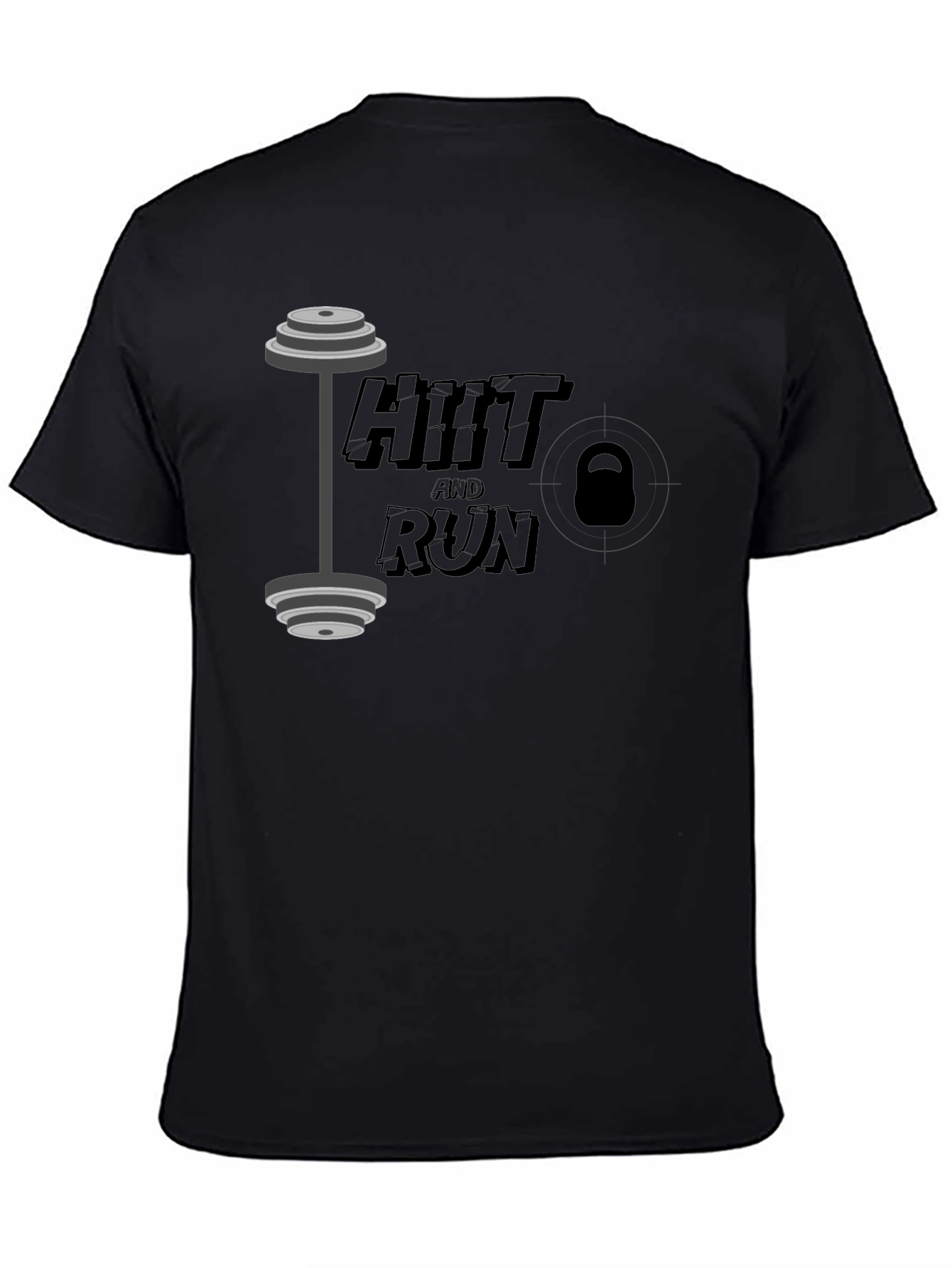 HIIT and Run Graphic Tee - Fitness T-Shirt